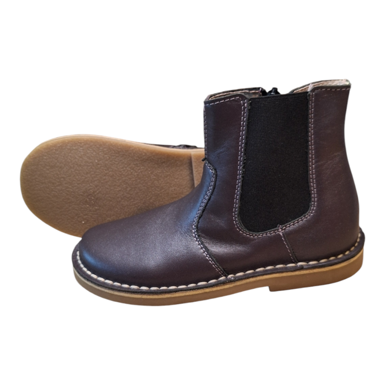 Brown leather child&