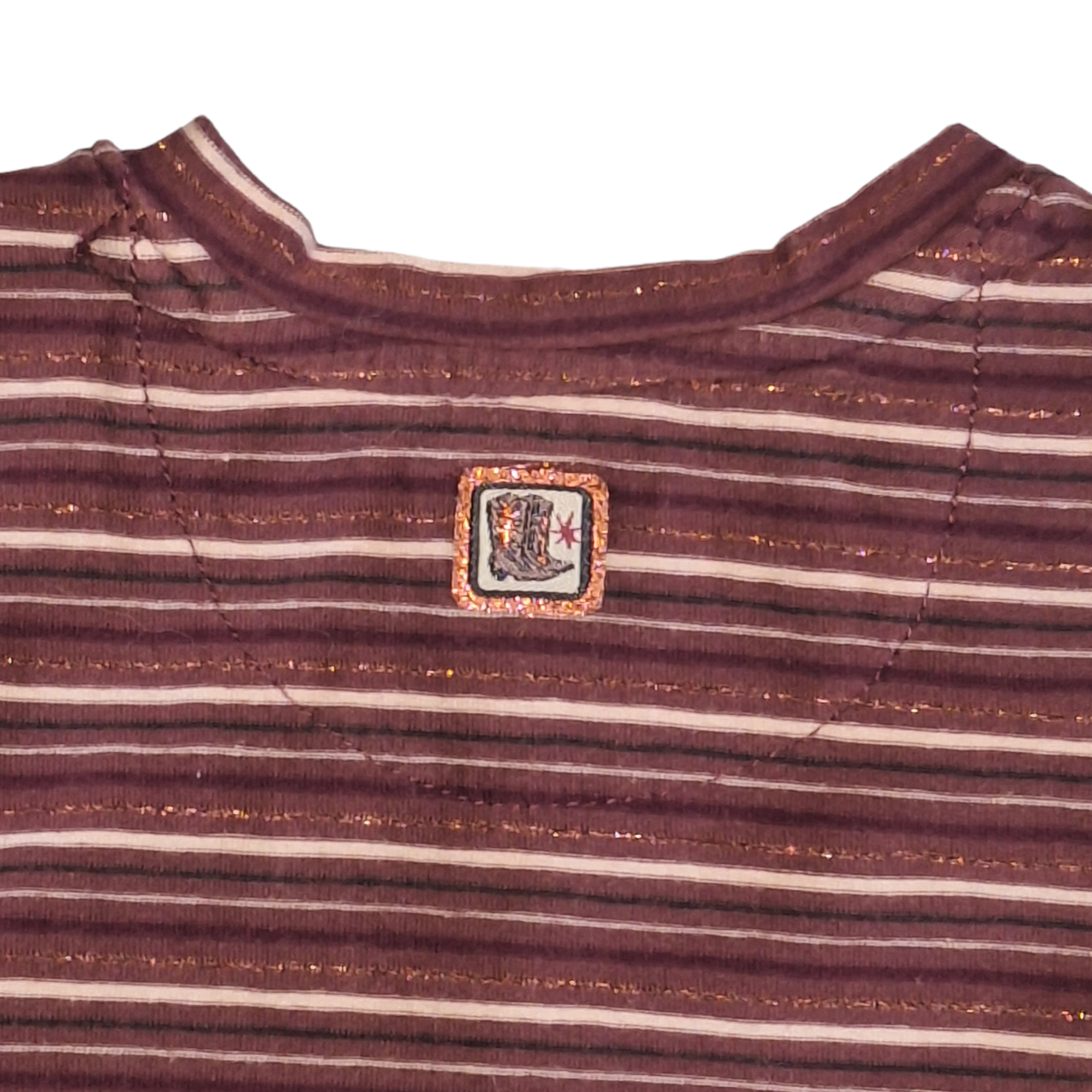 Gestreept shirt met lange mouwen cowgirl