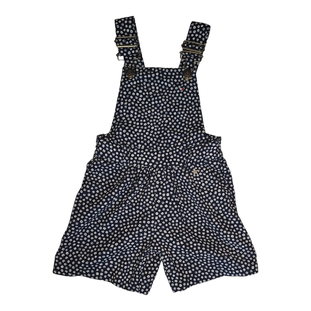 Meisjesshort overall met sterren en bloemen - 86CM