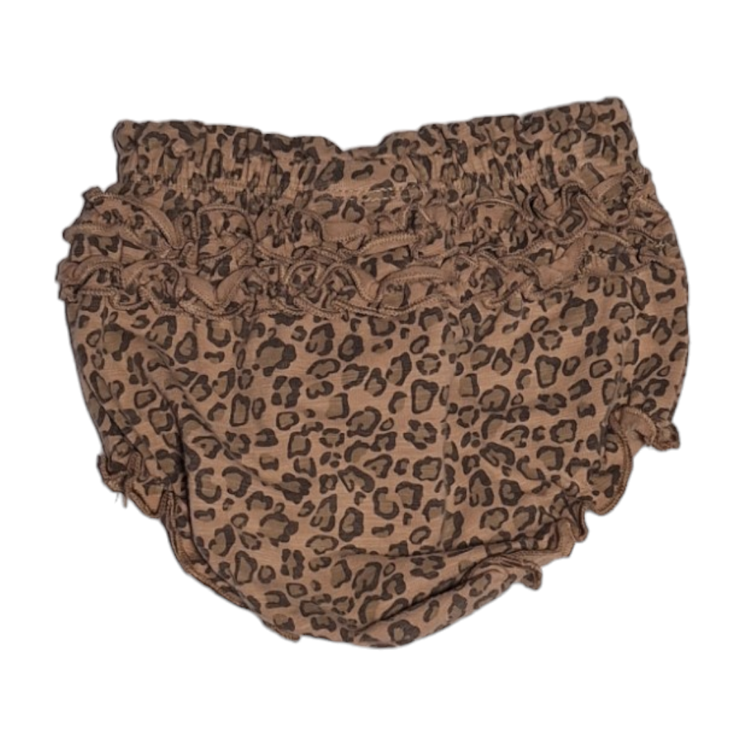 Luipaard slip met ruches LOVE YOU - 62CM