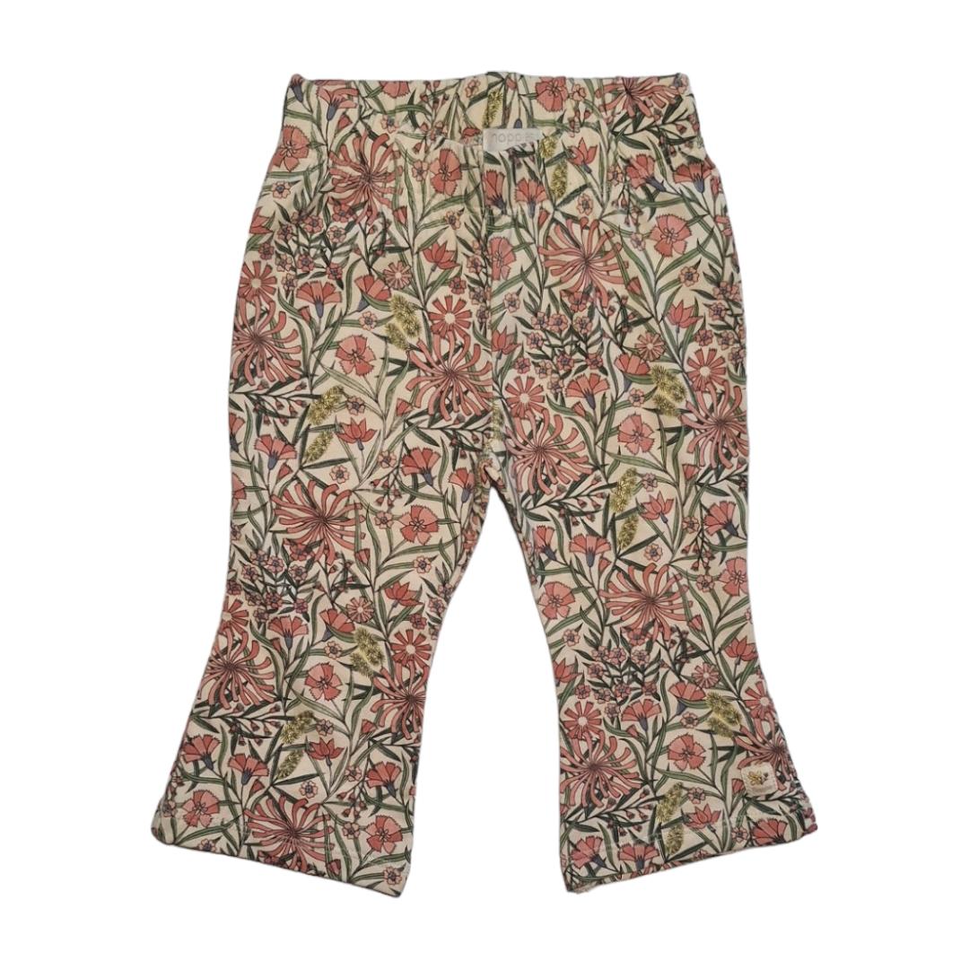 Uitlopende broek bloemen
