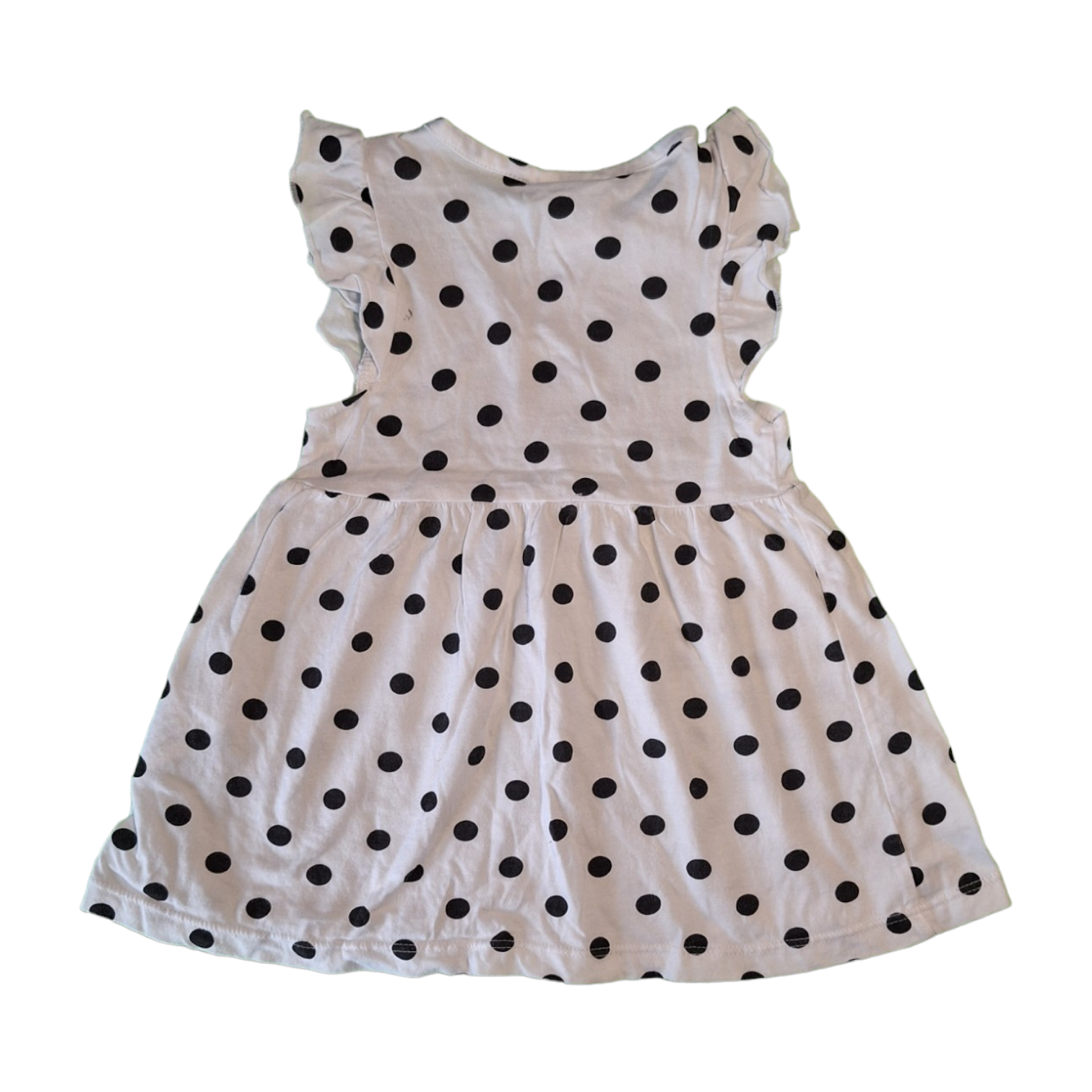 Polka jurk mouwloos