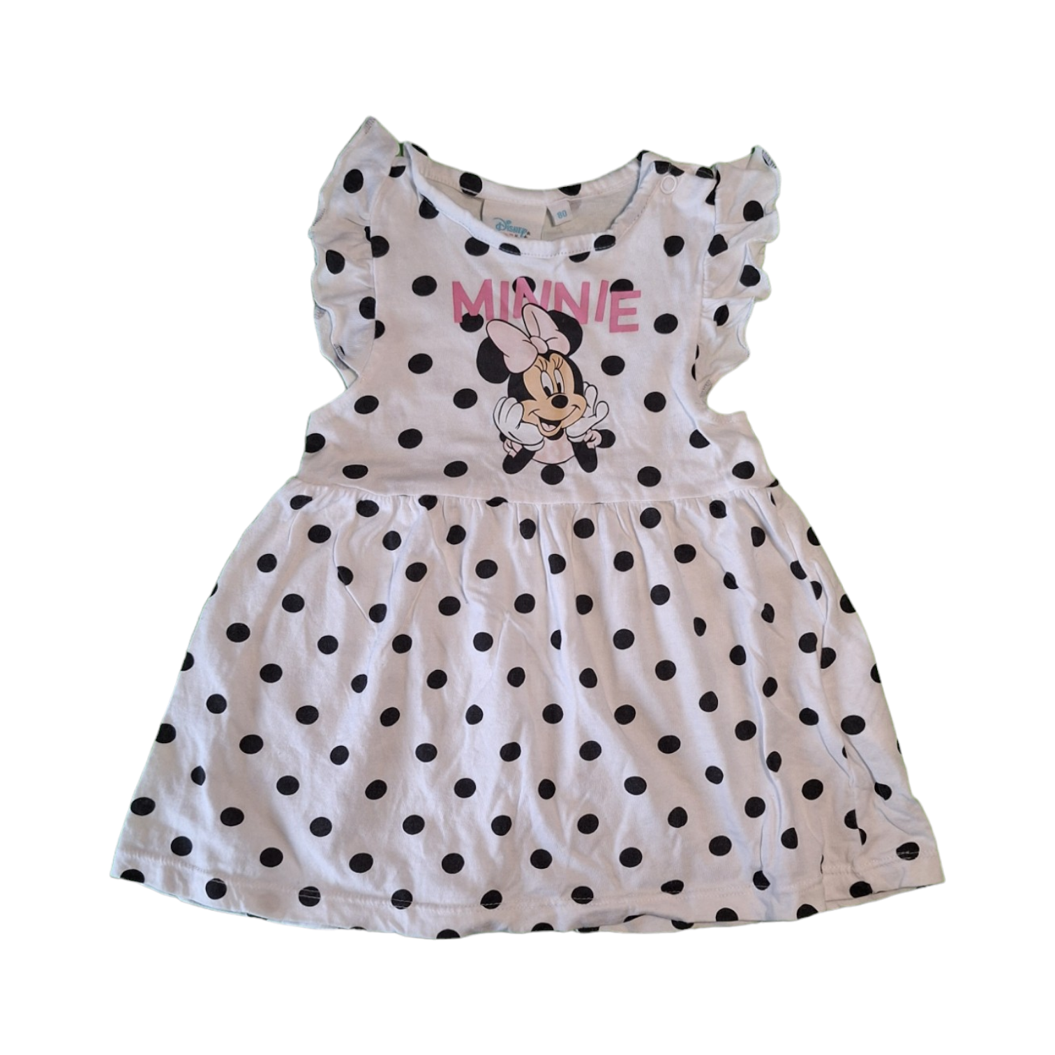 Polka jurk mouwloos