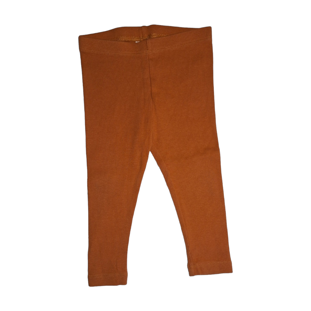 Set 2 geribbelde leggings