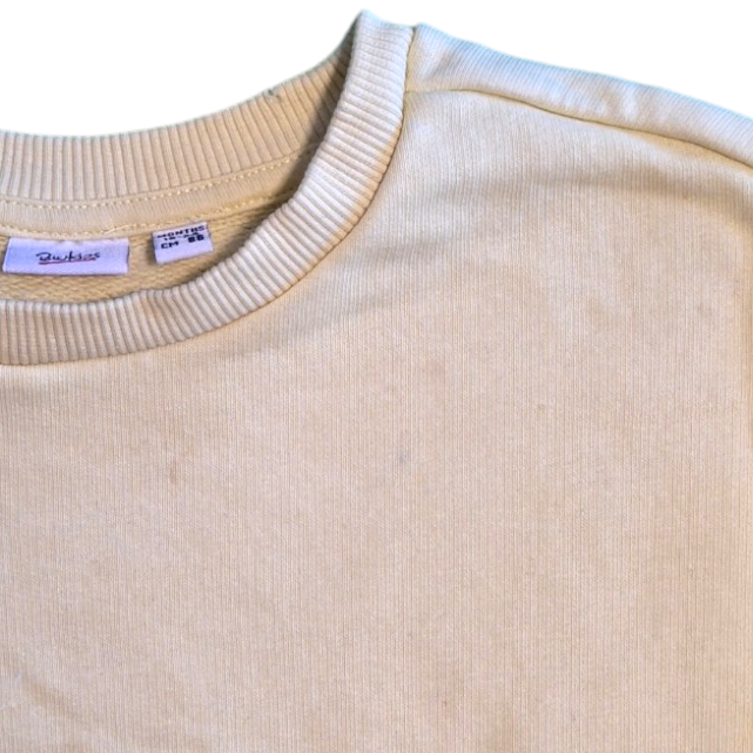 Neon Yellow sweater "Sono la principessa di mamma e di papa&