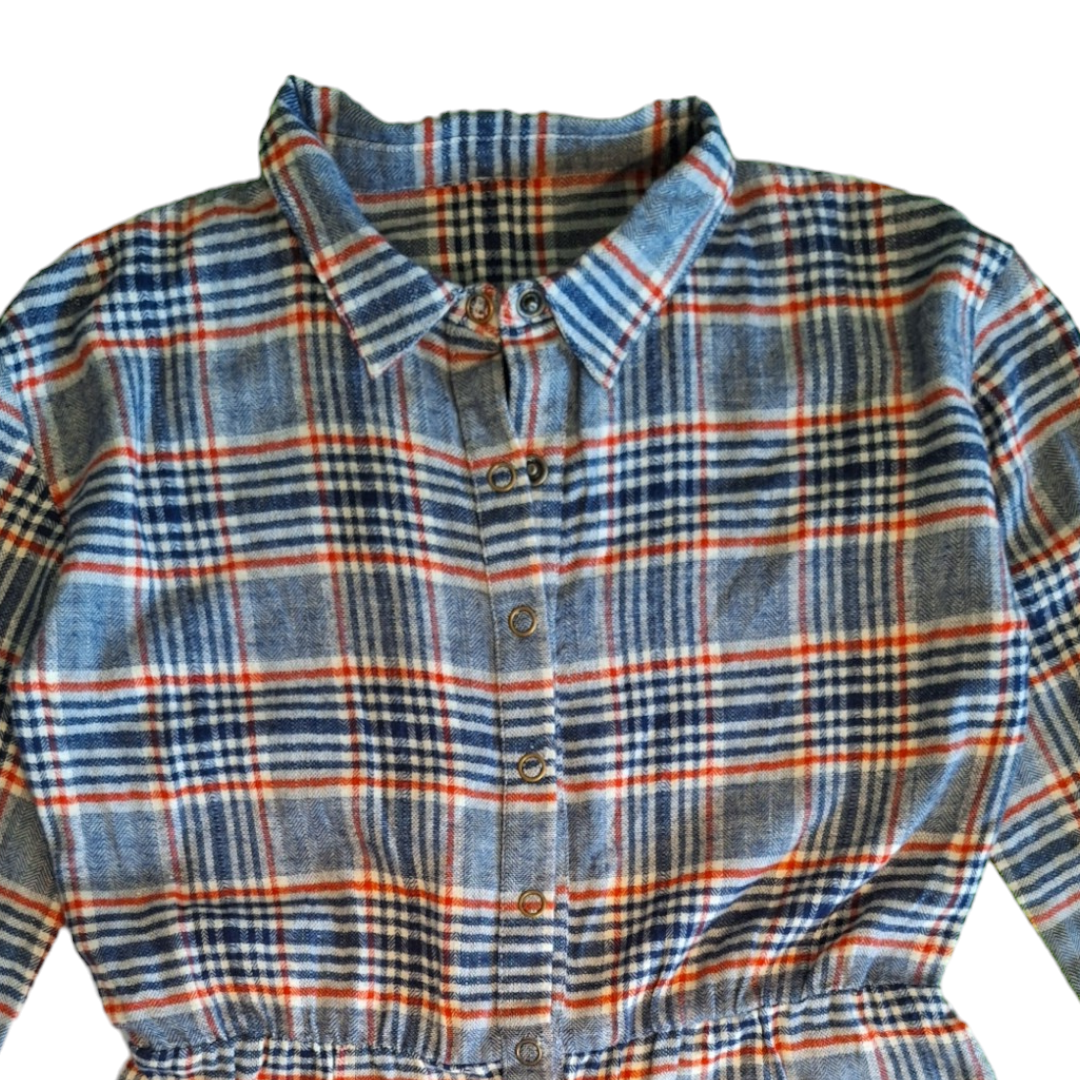 Check Lange Jumpsuit tartan - 6Y