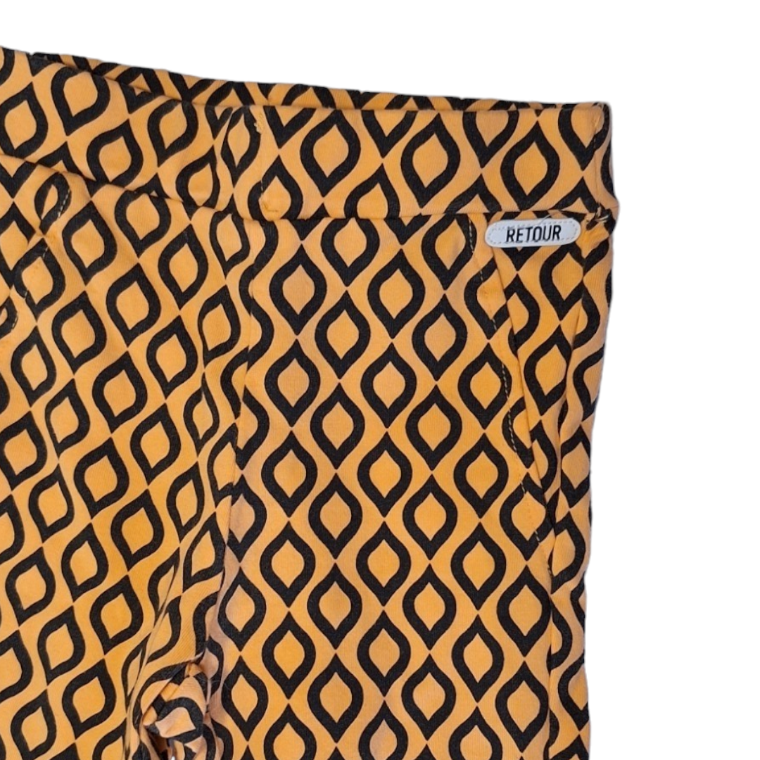 Geometrisch patroon flared broek -2Y