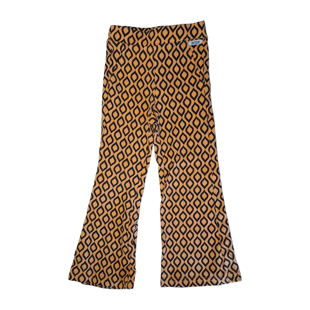 Geometrisch patroon flared broek -2Y