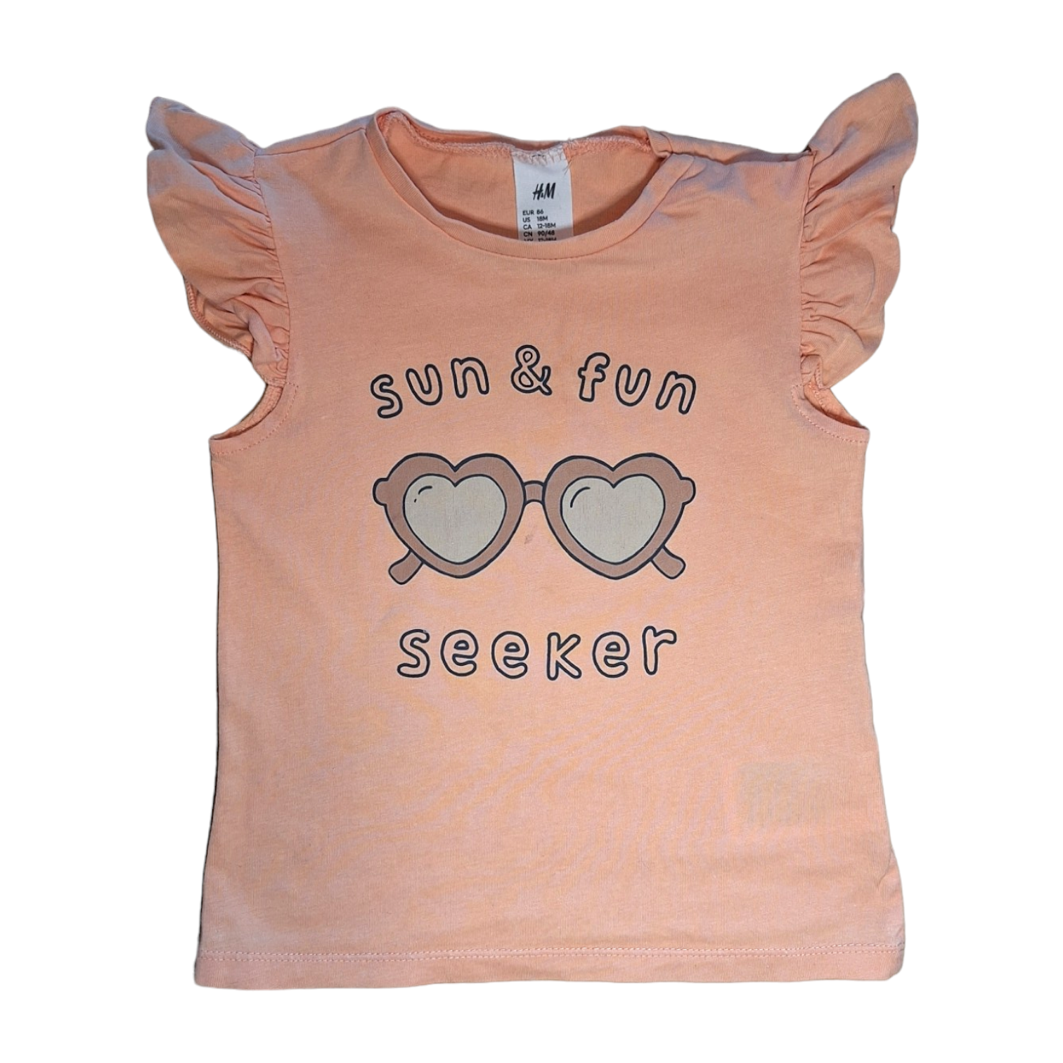 Shirt met ruches ZON & FUN