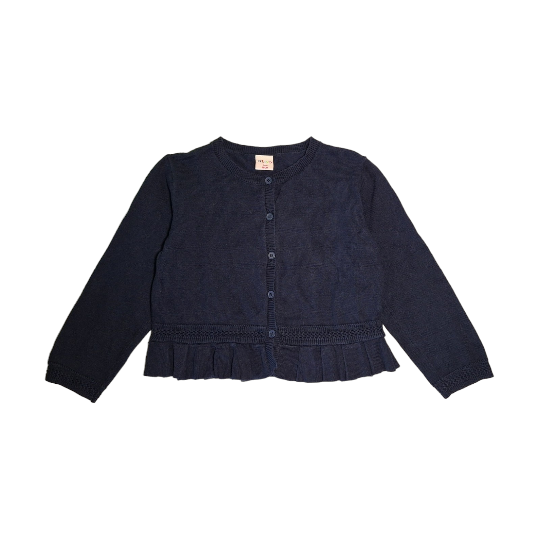 Gebreid vest met ruches - 96CM