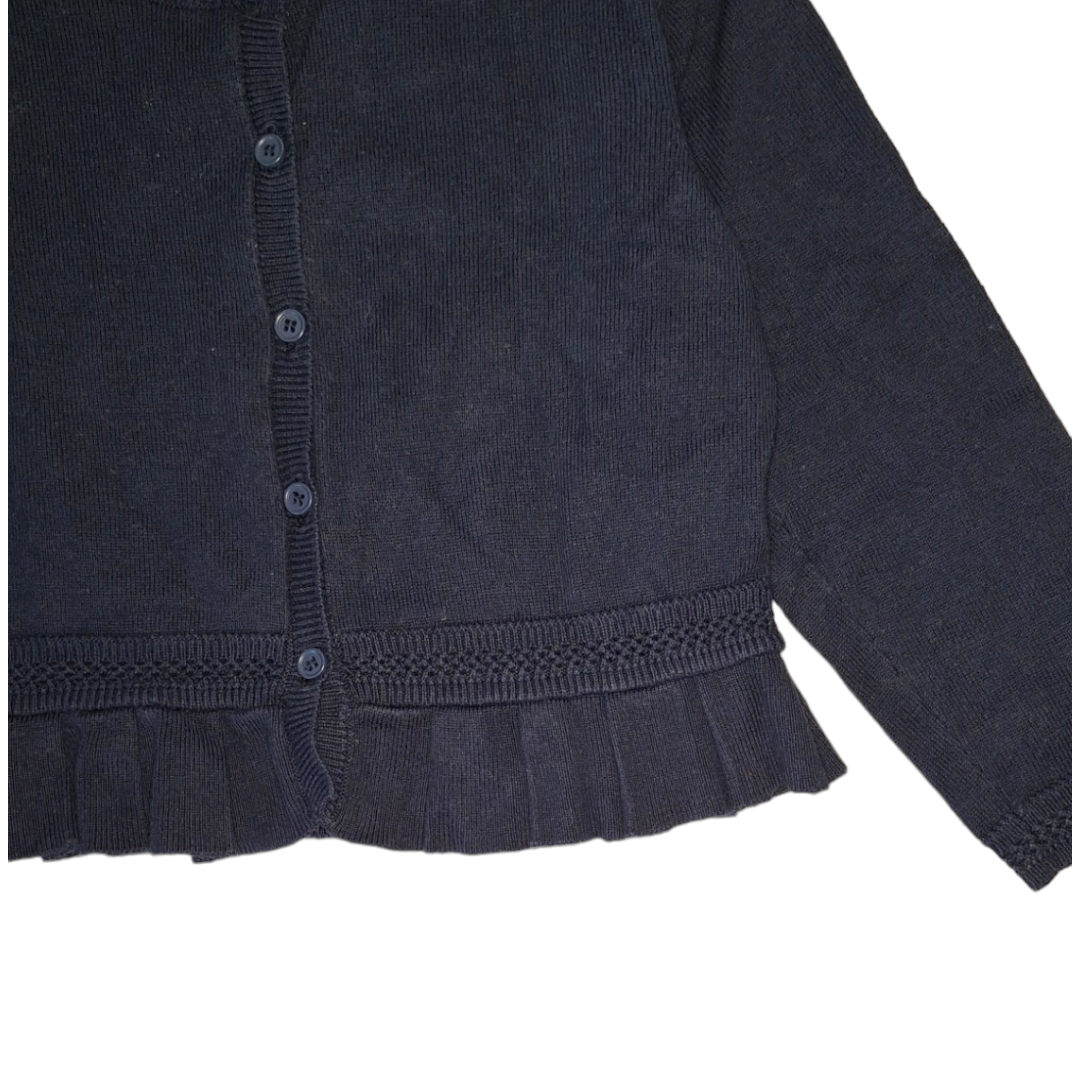 Gebreid vest met ruches - 96CM