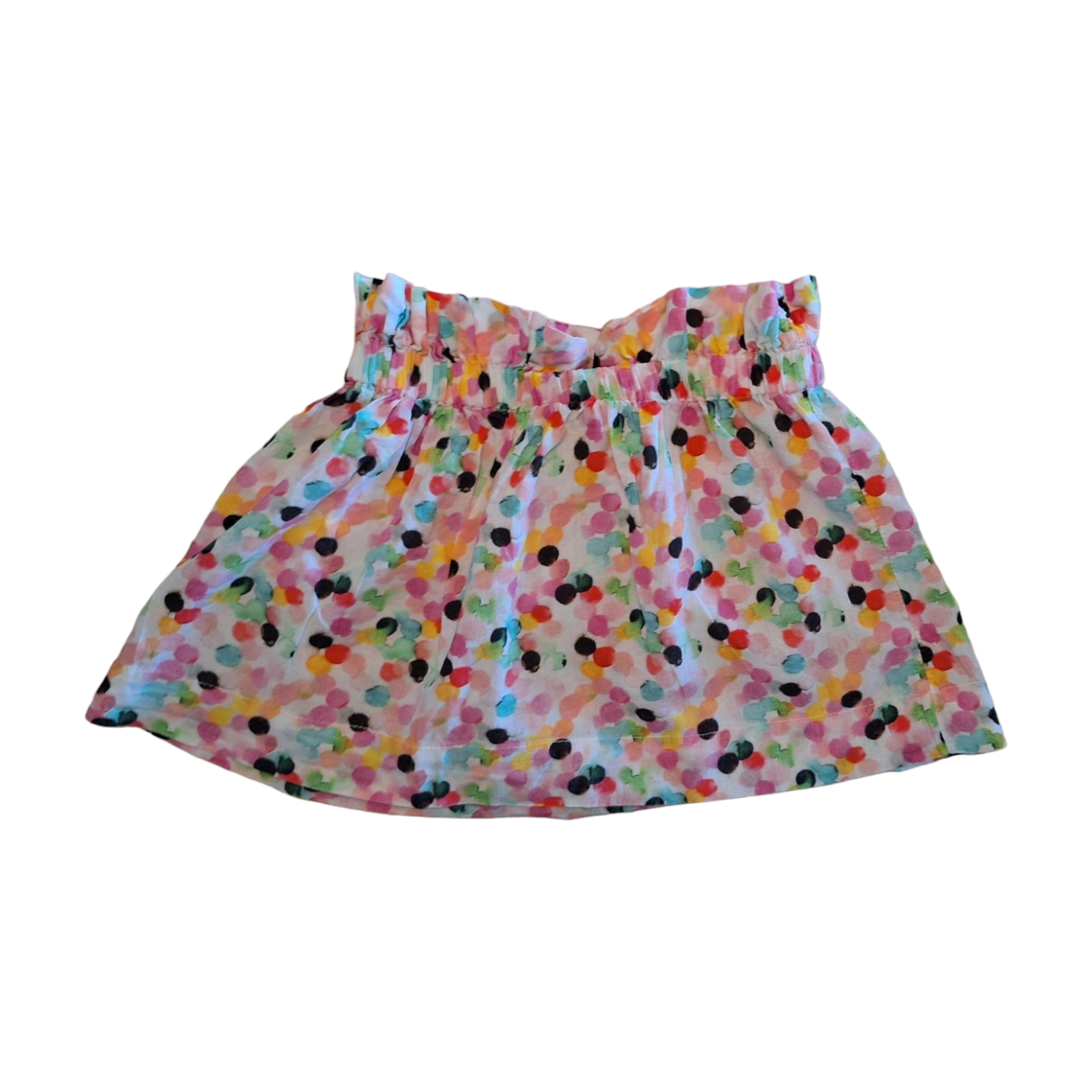 Hoge taille rok pois -92CM