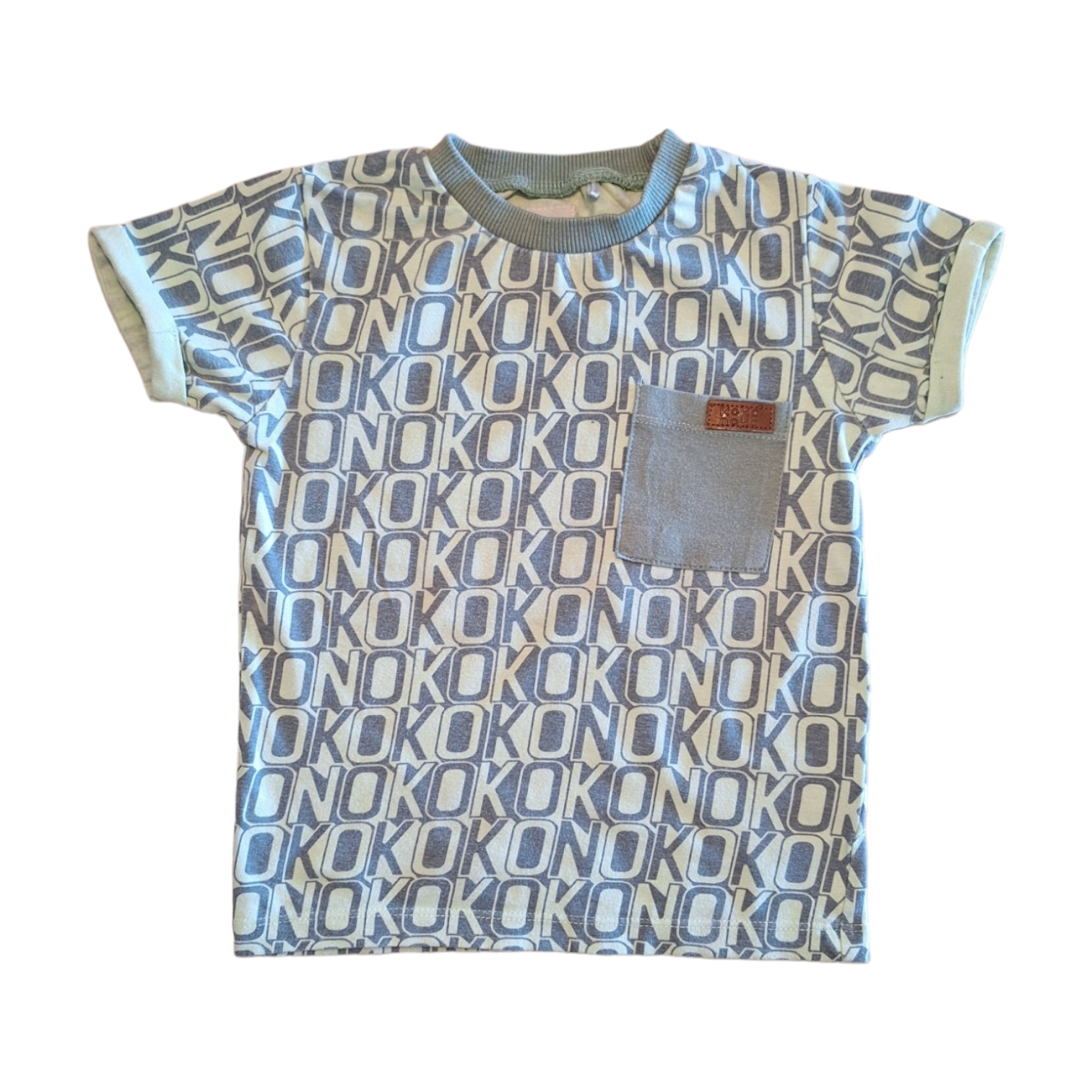 T-shirt met zaklogo&
