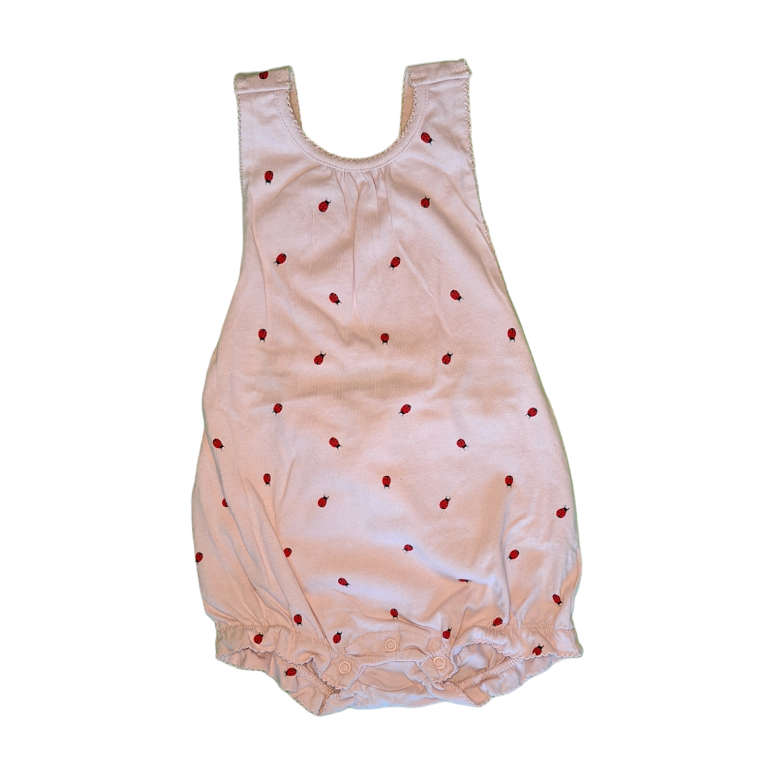 Overall met lieveheersbeestjes -86CM