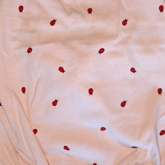 Overall met lieveheersbeestjes -86CM
