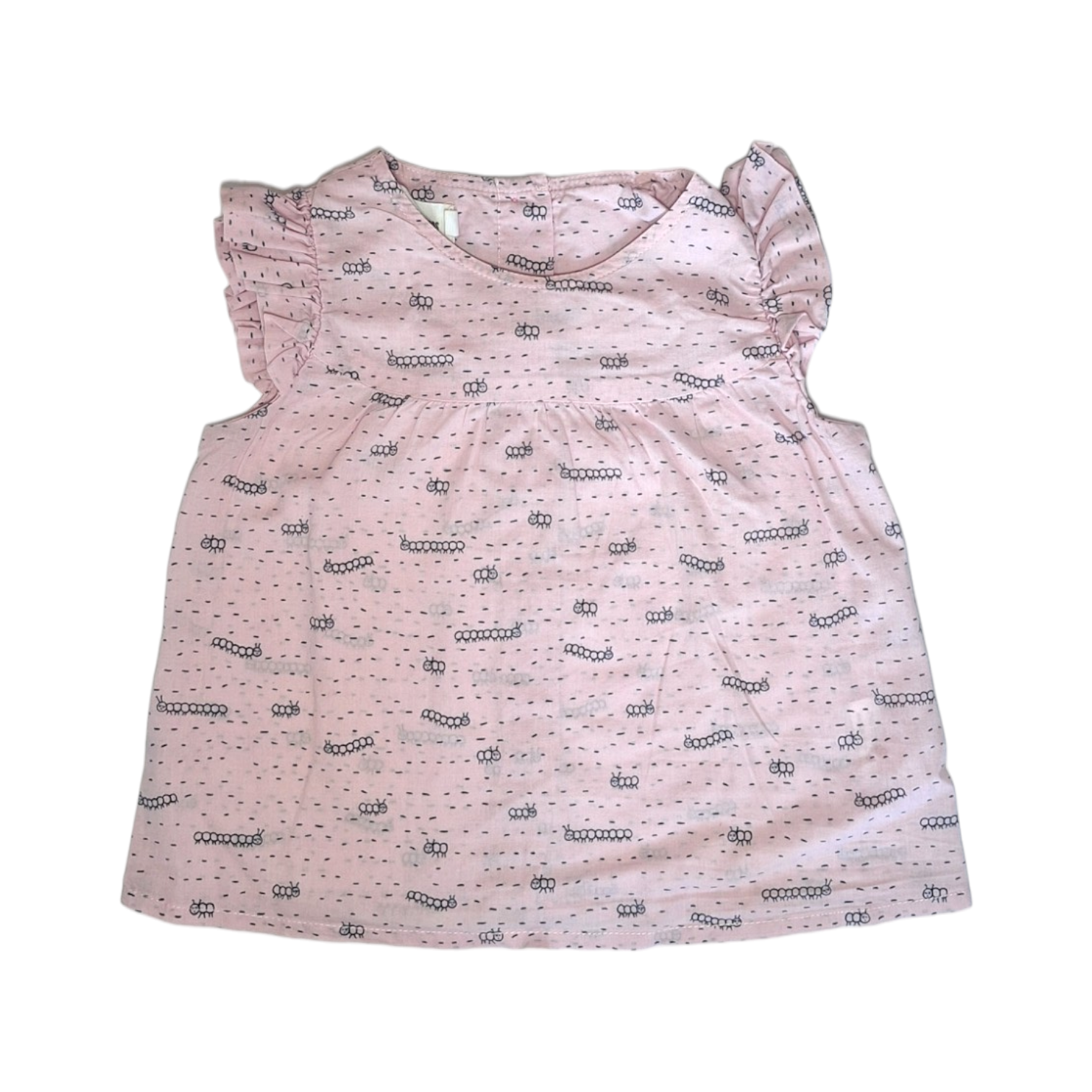 Pyjamaset met rupsen