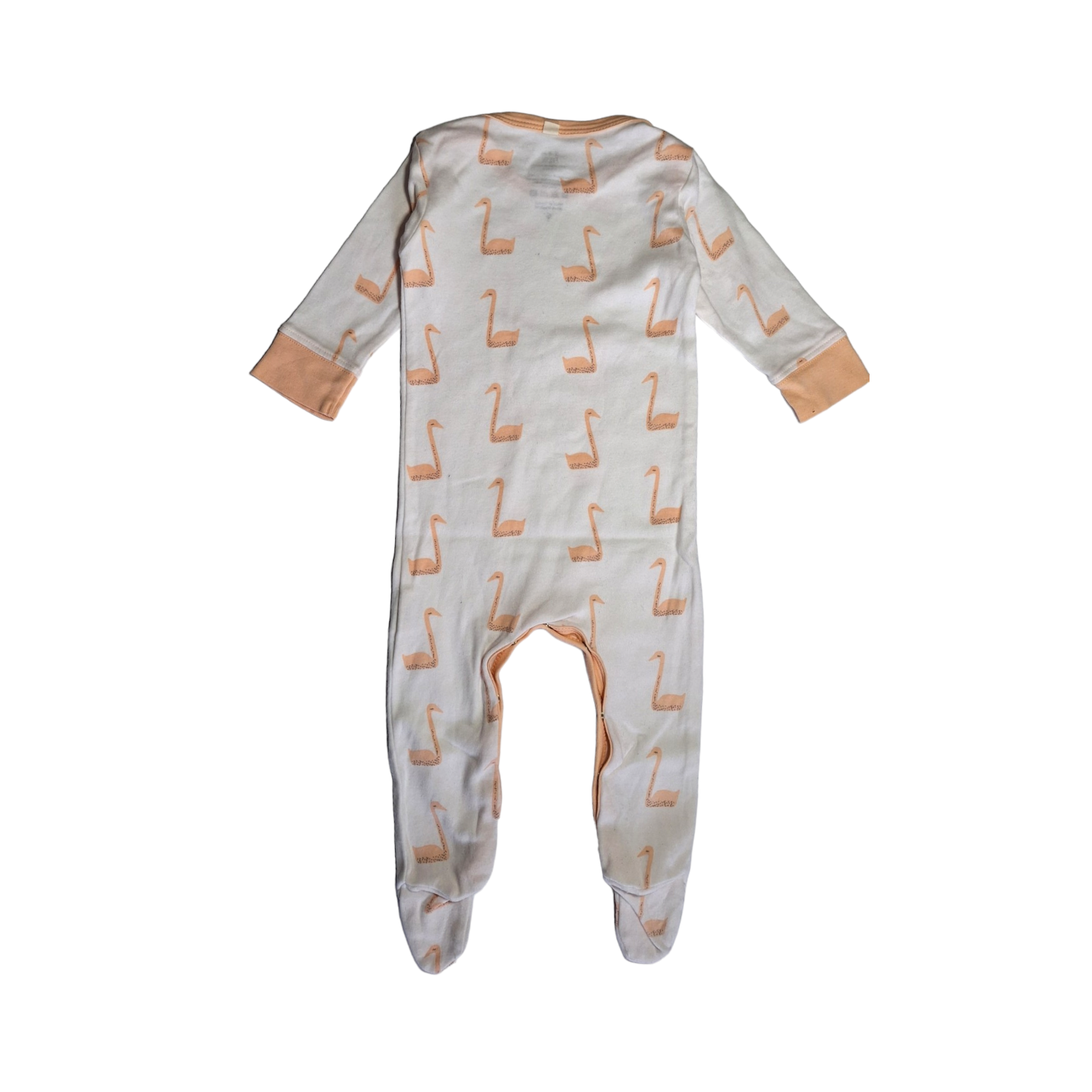 Biologisch katoenen pyjama zwanen -3/6M