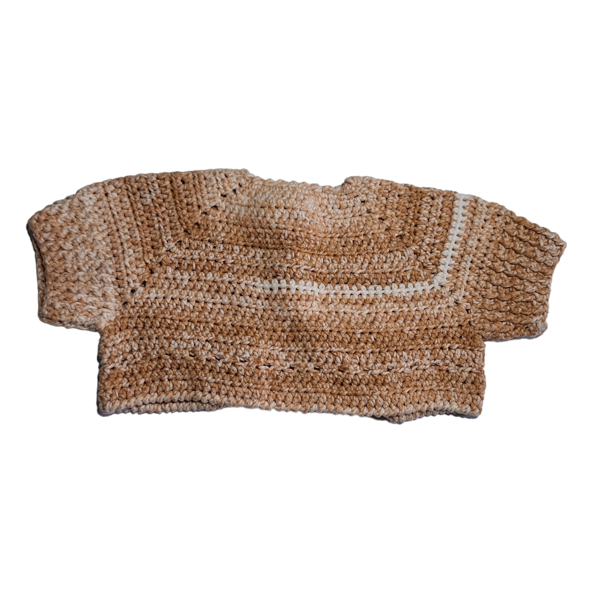 Handgemaakt gebreid vest - 1/3M