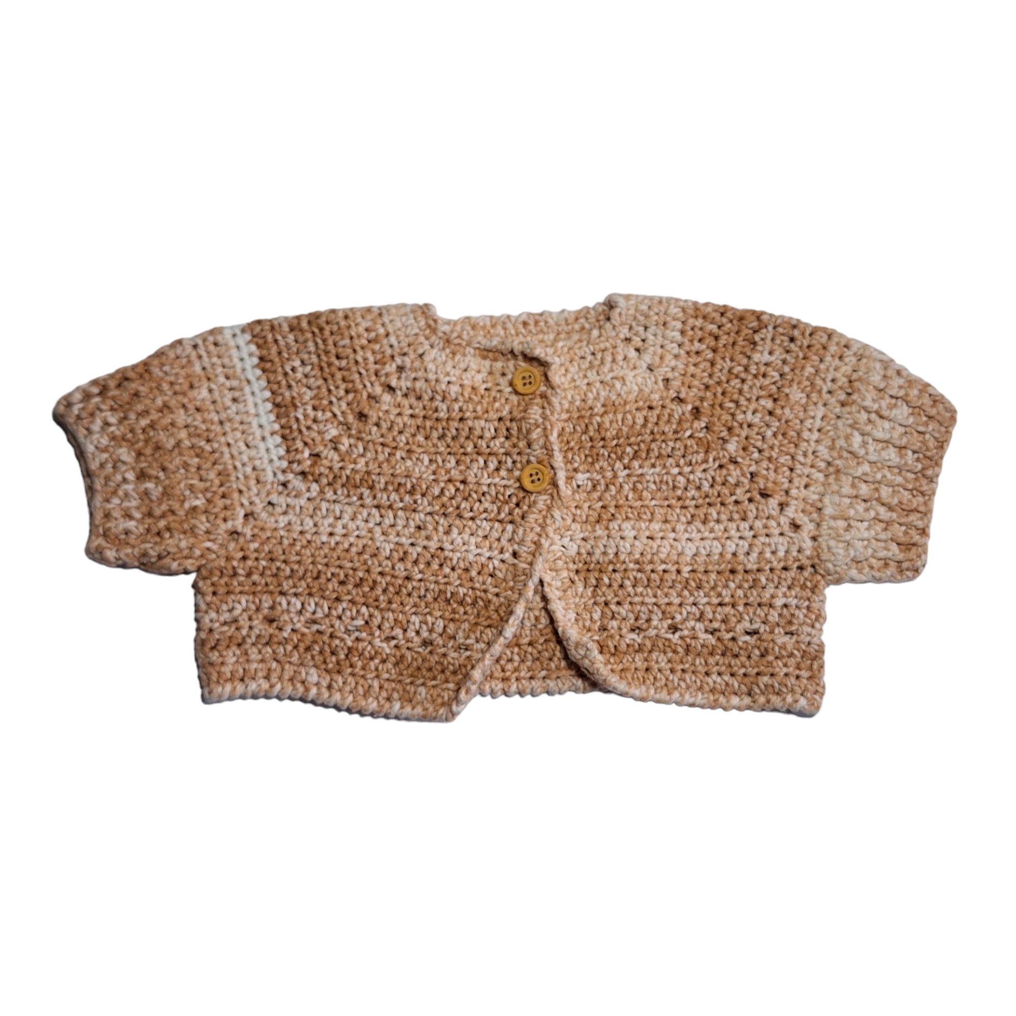 Handgemaakt gebreid vest - 1/3M