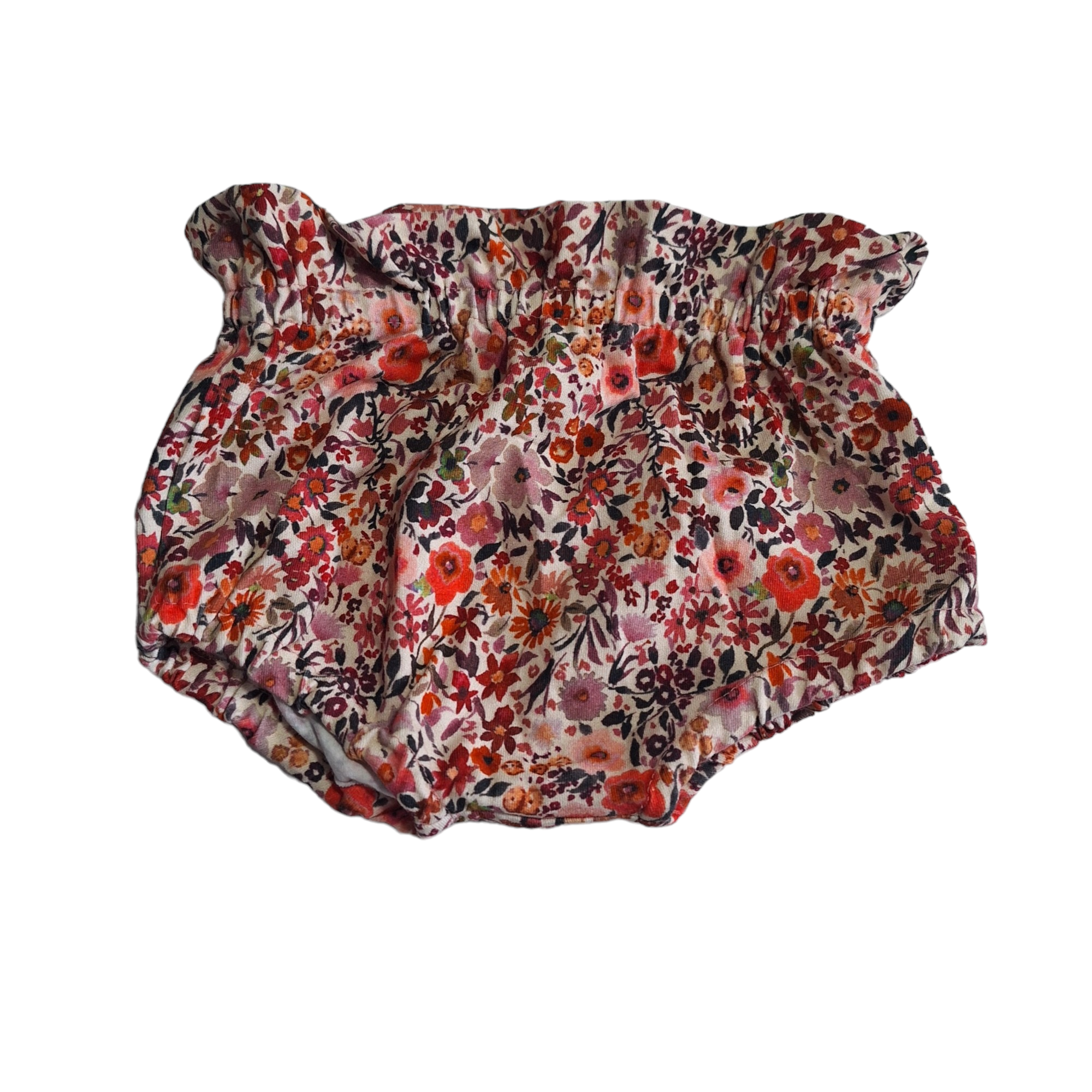 Slipje bummie bloemen - 12-18M