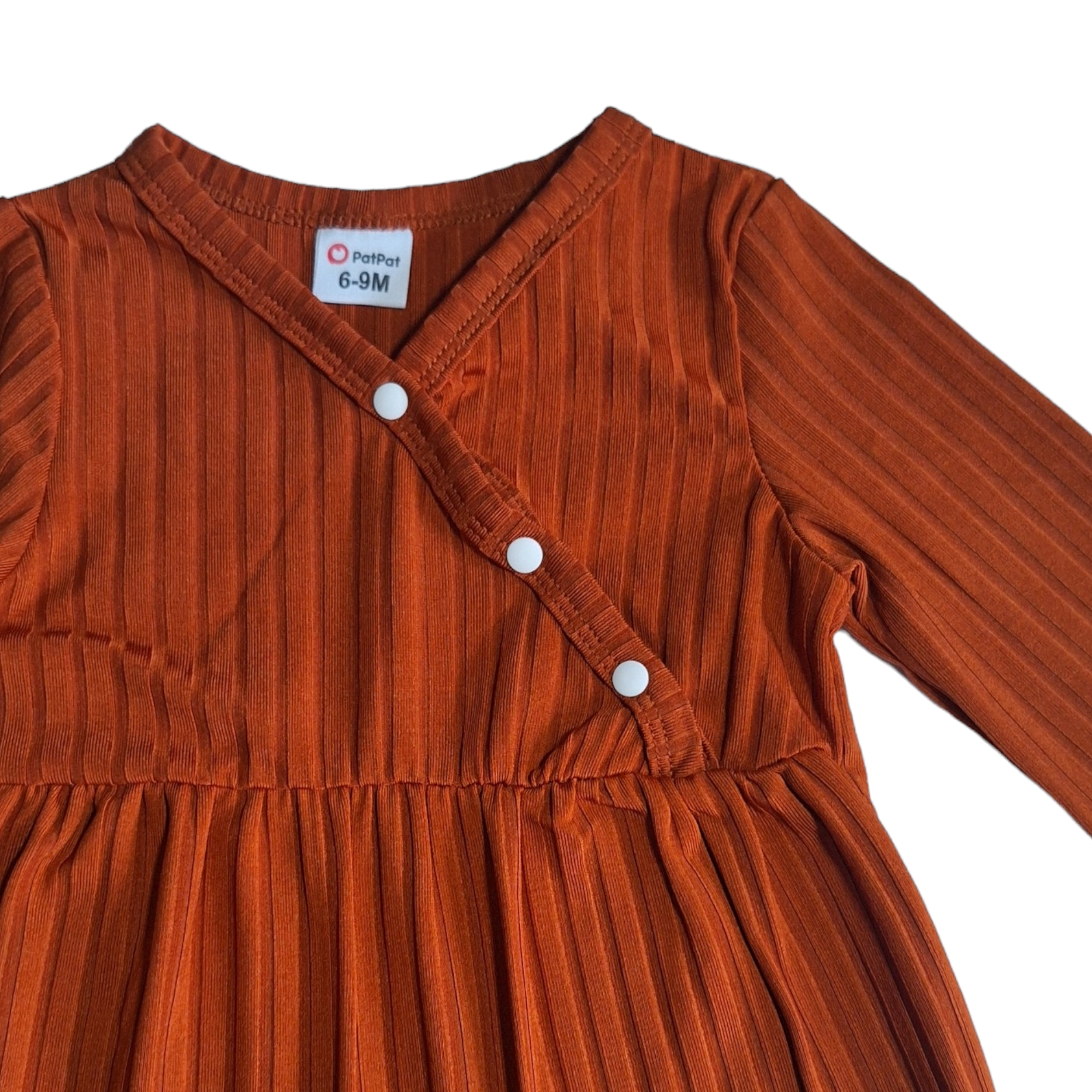 Geribbelde jumpsuit-overall -6/9M