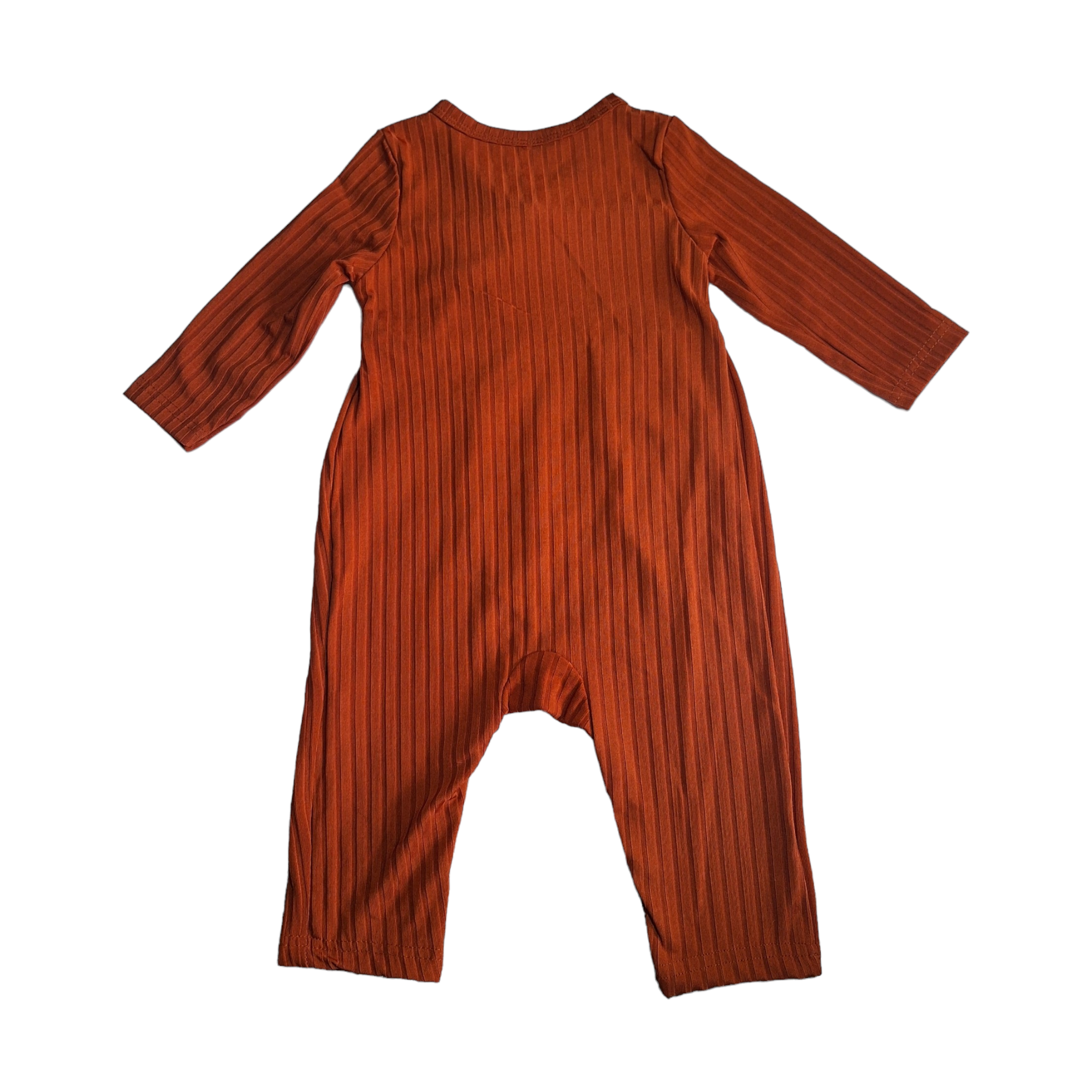 Geribbelde jumpsuit-overall -6/9M