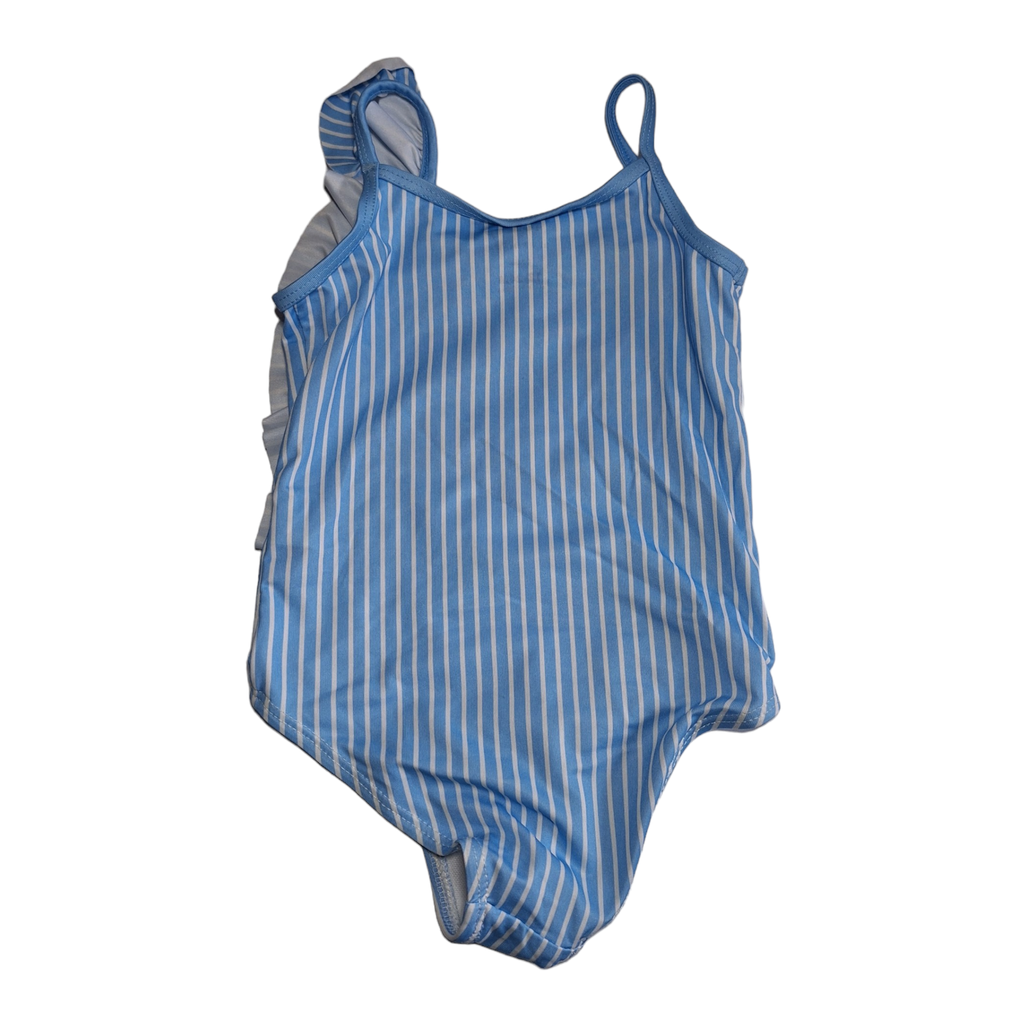 Striped bathing suit with ruffle Disney