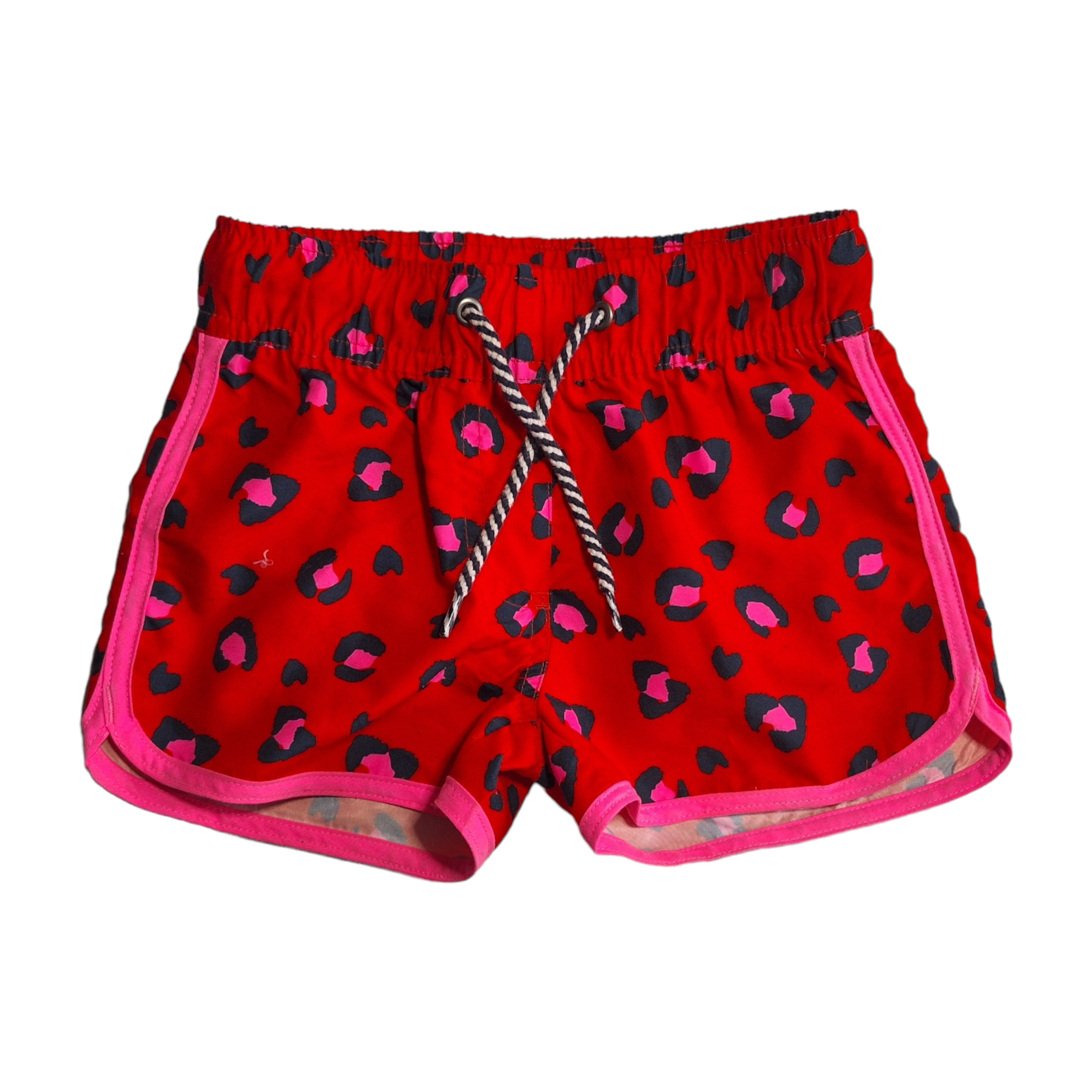 Luipaard short met touwtjes - 116CM