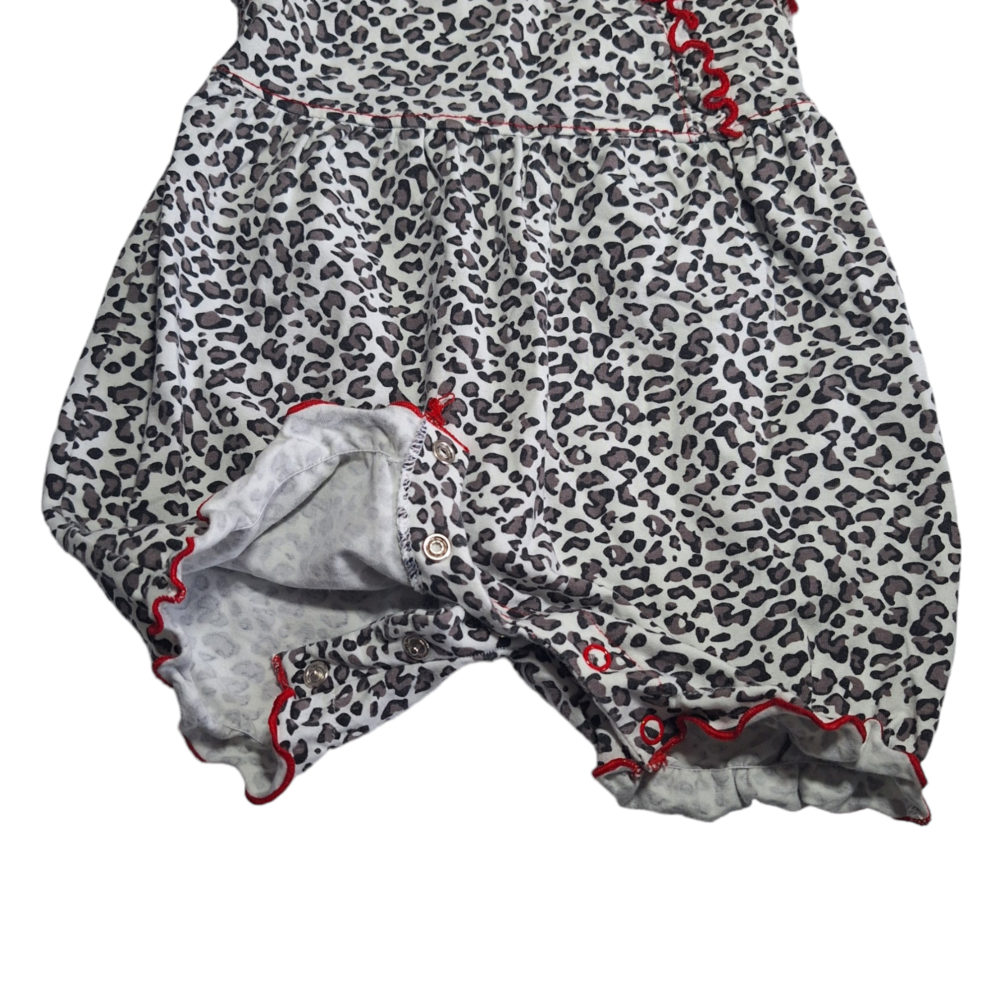 Romper overall luipaardprint - 68/74CM