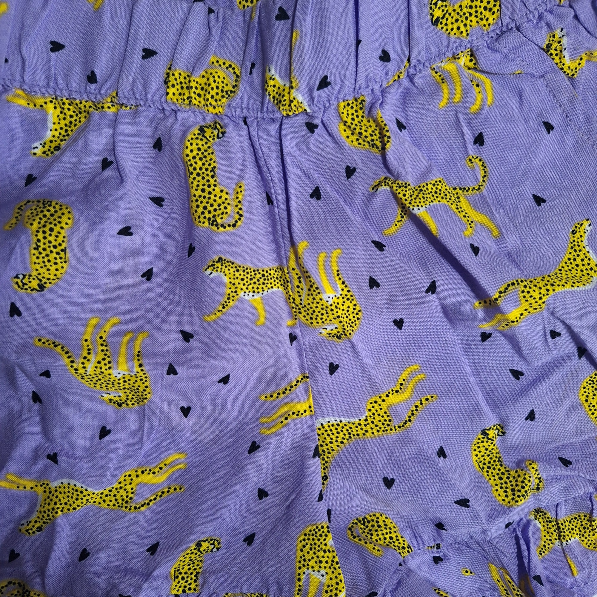 Shorts met luipaard - 110/116CM