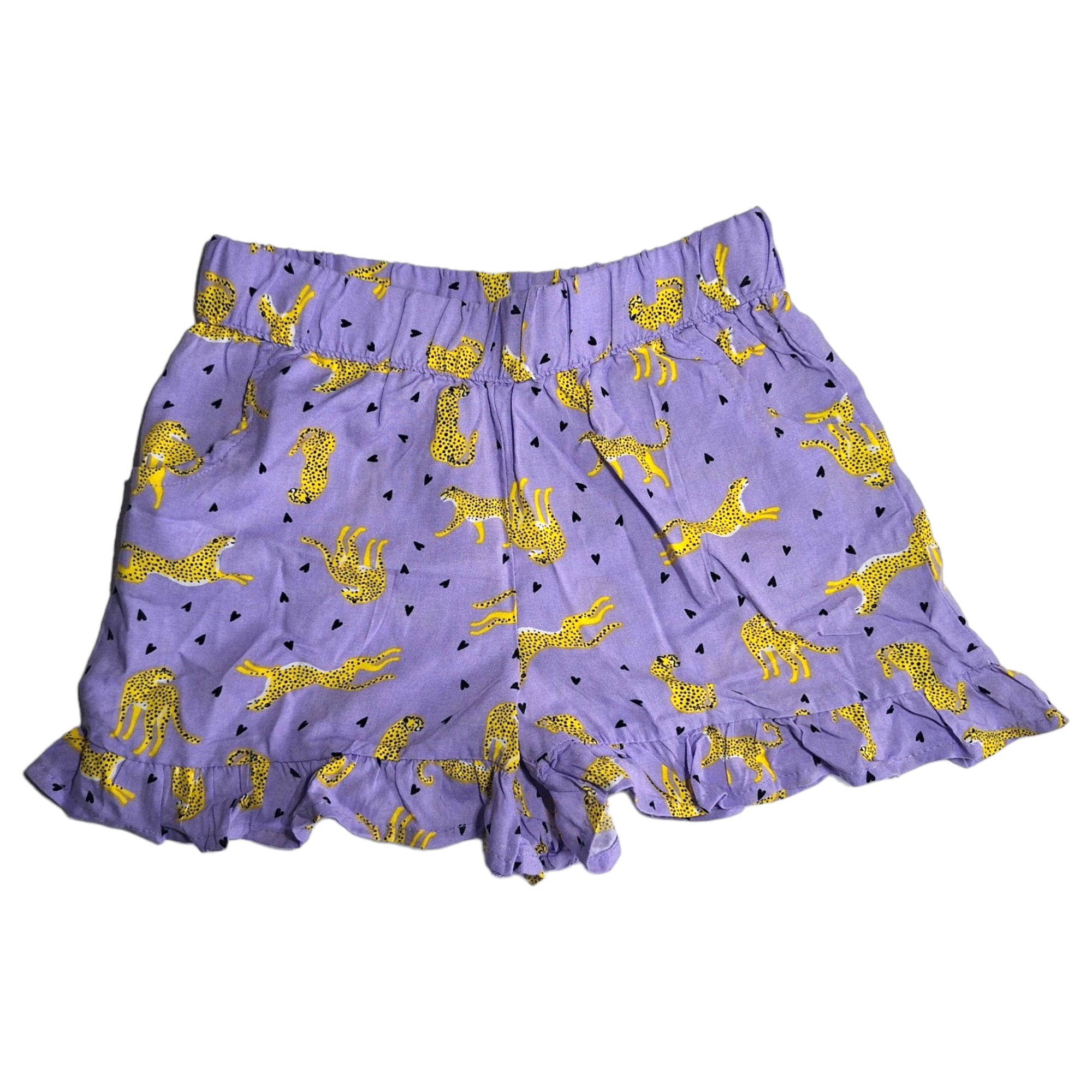 Shorts met luipaard - 110/116CM