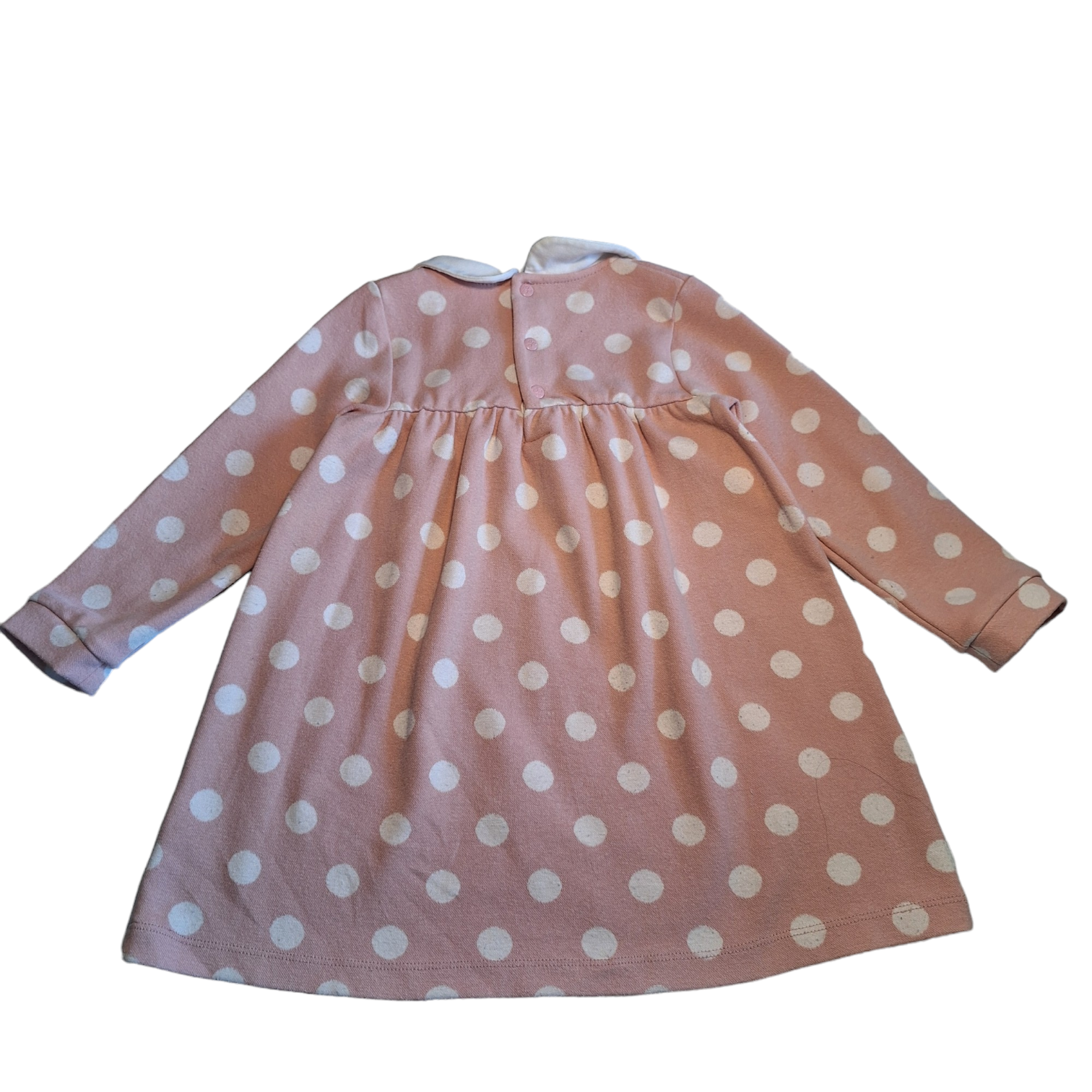 Dress wit pois and collar - 2Y