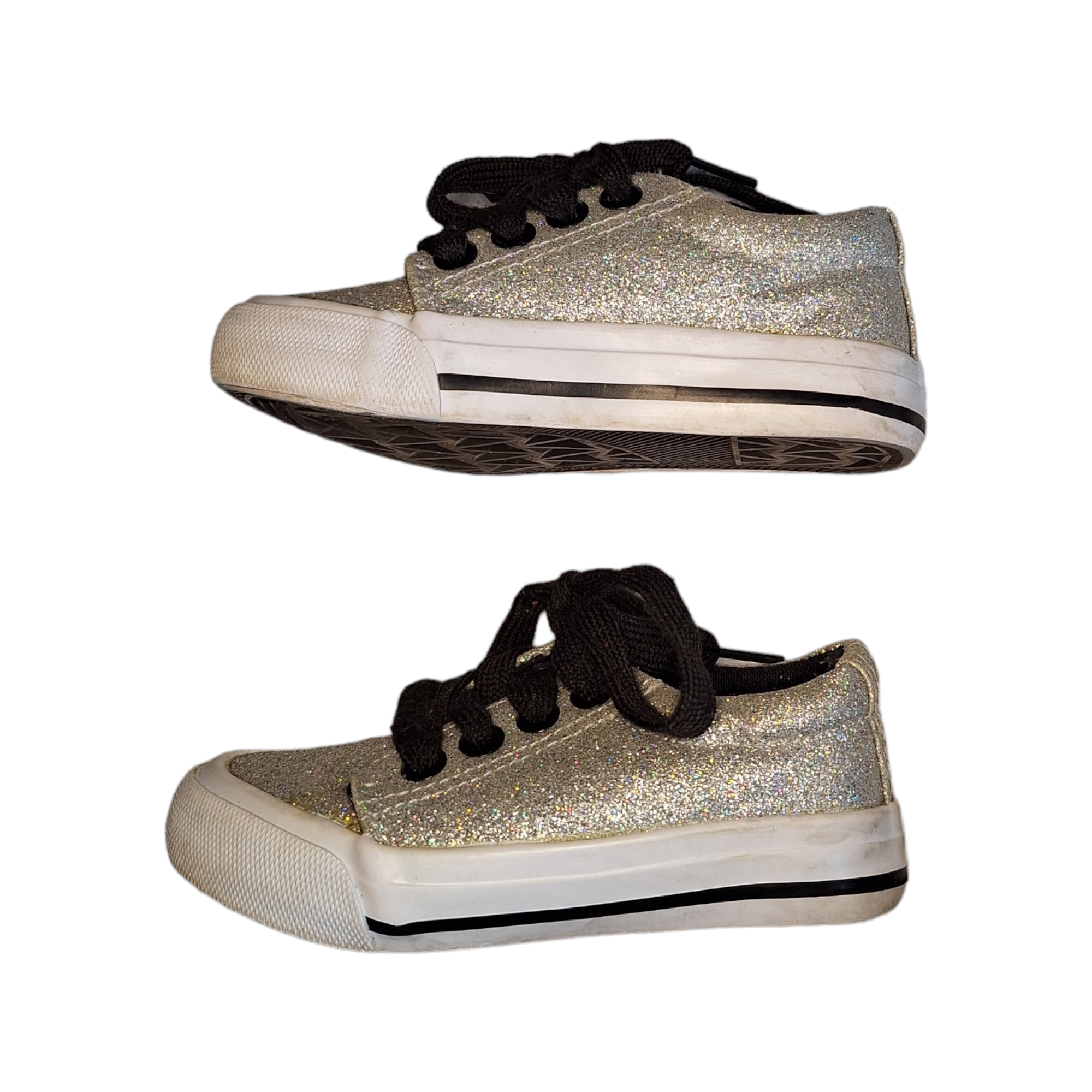 Sneakers zilver glitter - 24