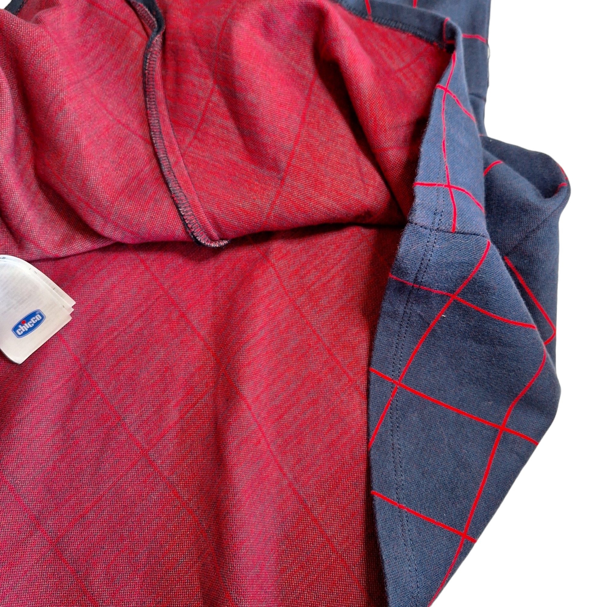 My Chicco geruite jurk rood en blauw - 4Y