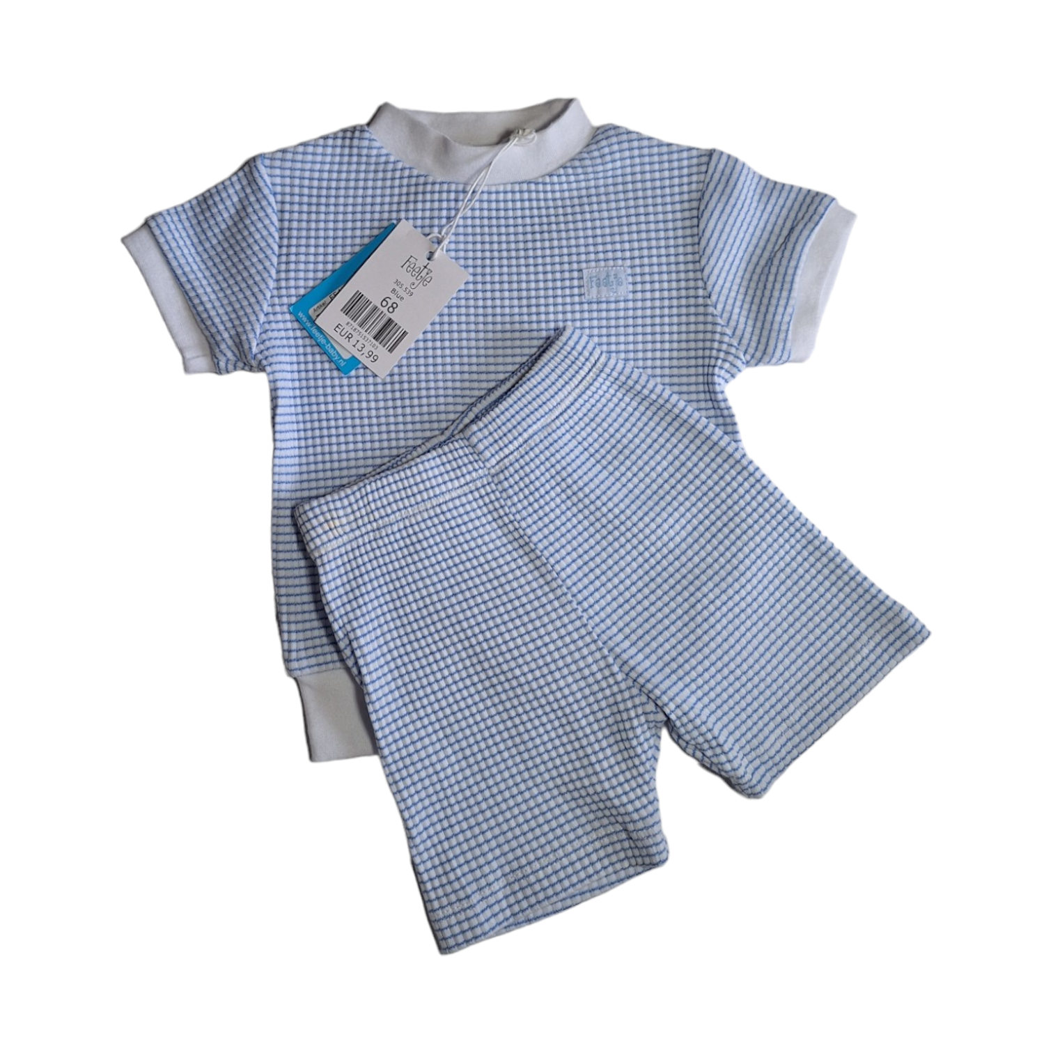 Set shirt & short ruiten - 68CM