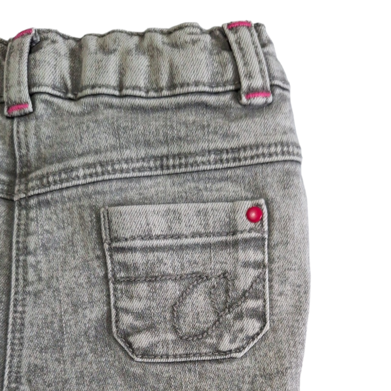 Denim grey Jeans decors - 71 CM