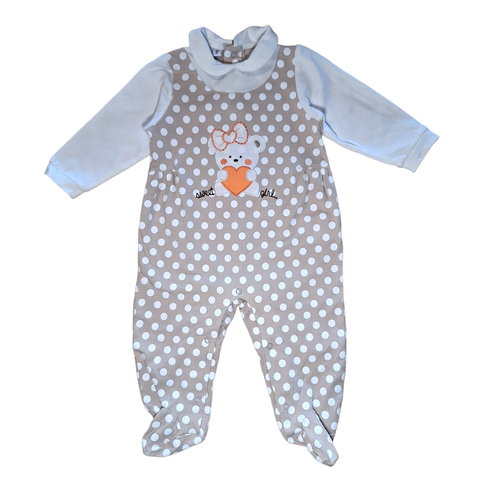 Onesie rompertjes overalls SWEET GIRL - 6M