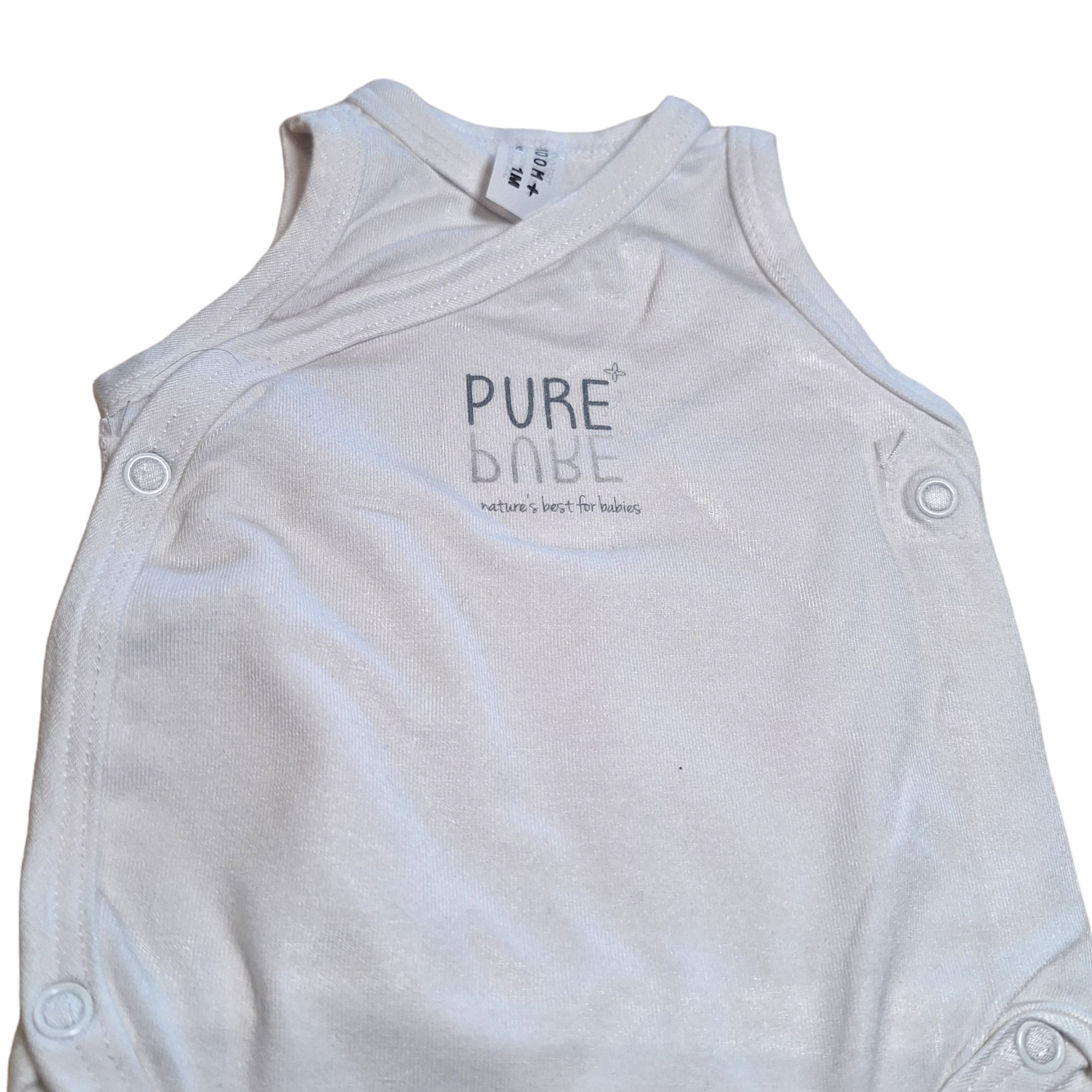 Bamboe viscose tank romper PURE -1M