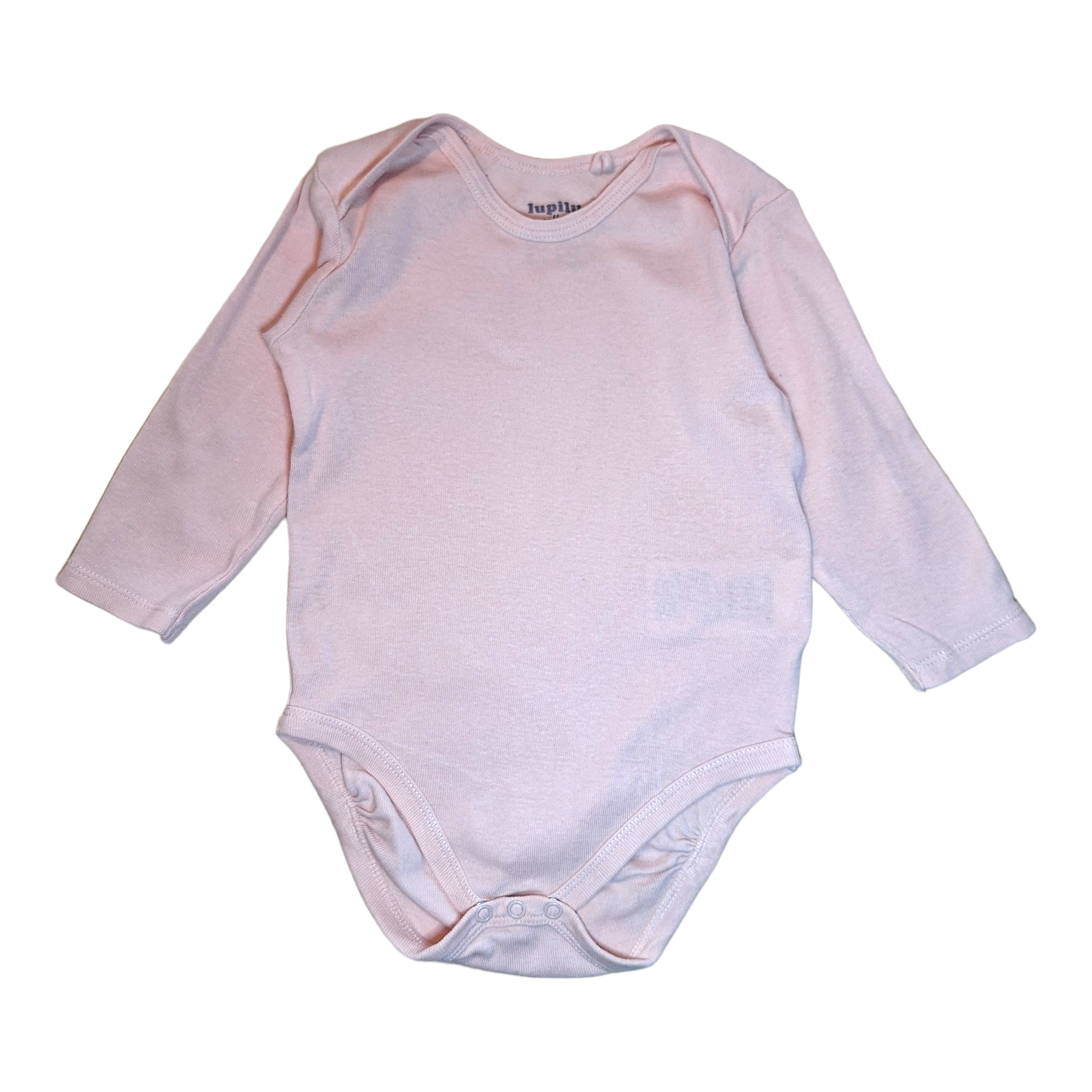 Long sleeves romper with ruches on hem - 74/80CM