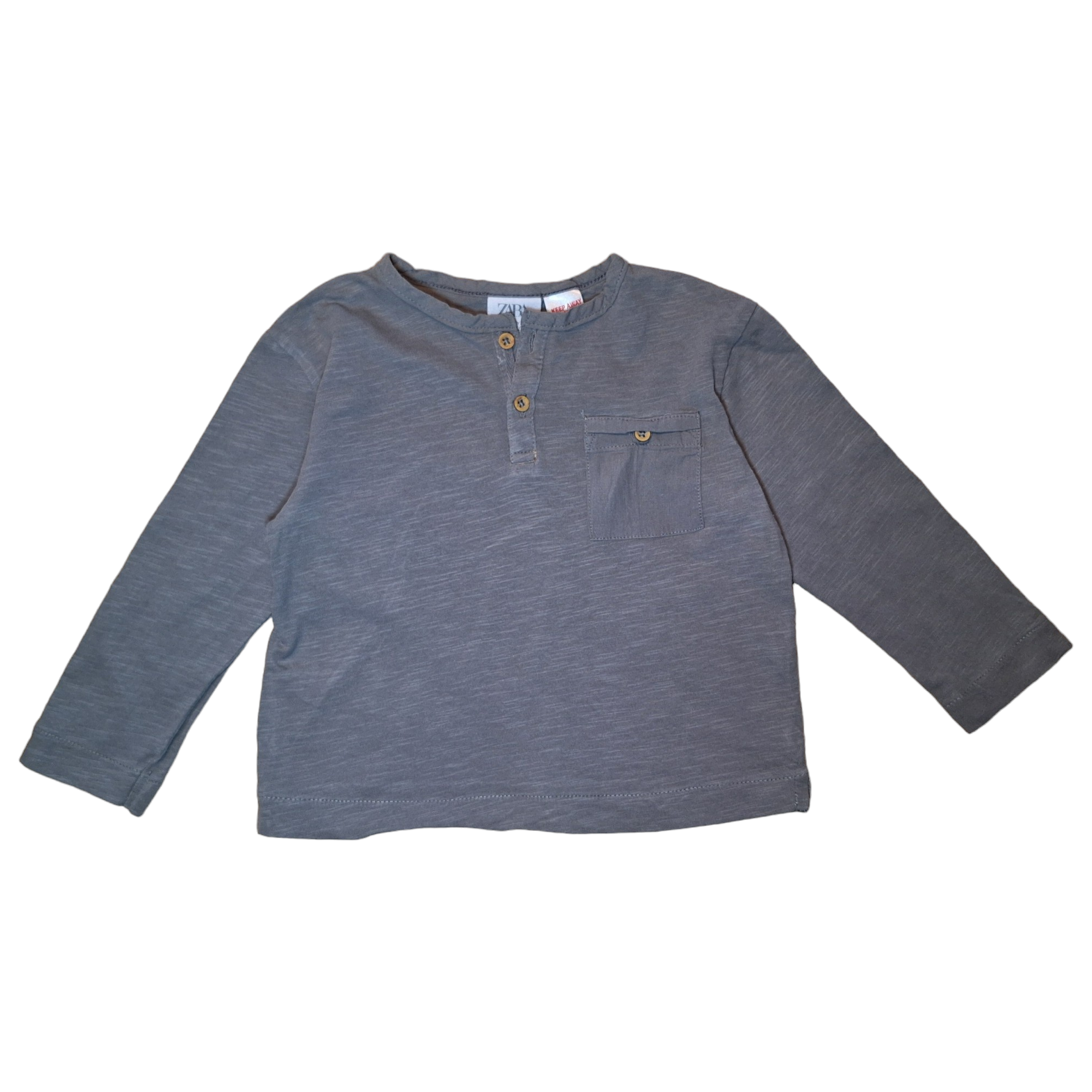Long sleeve top with pocket - 86CM
