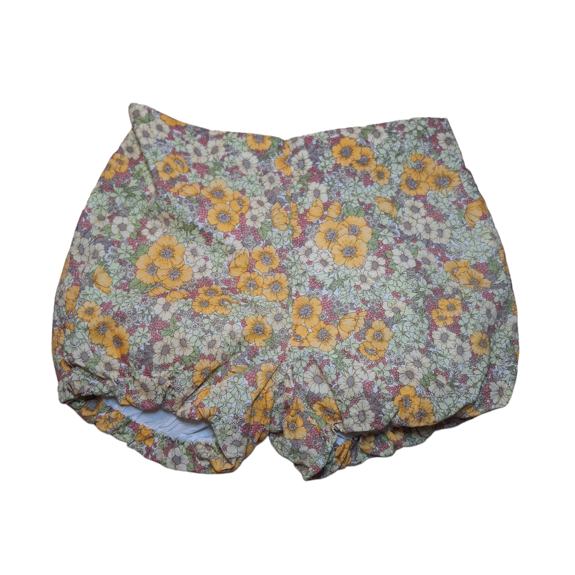 Shorts met bloemen - 6Y