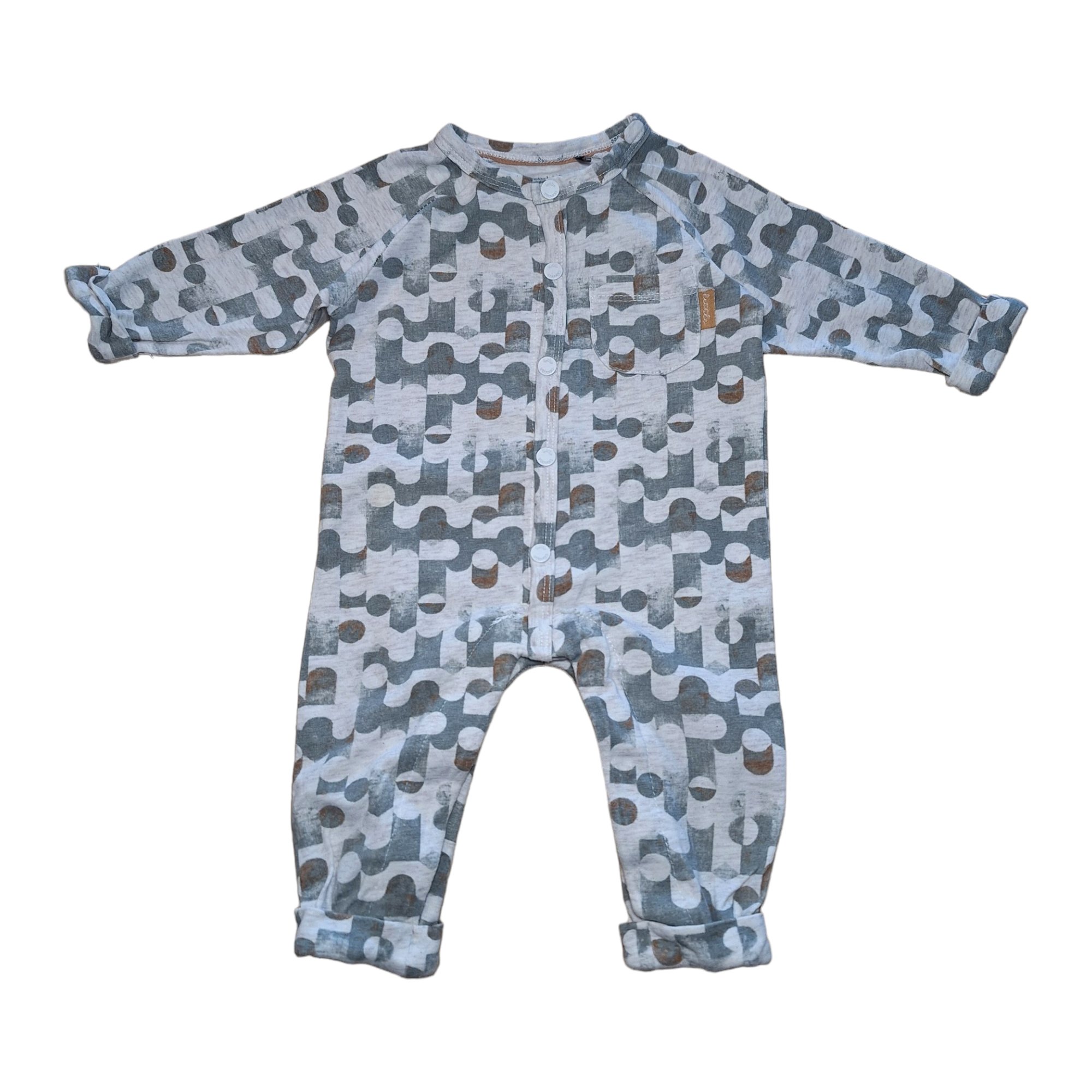 Onesie met patroon - 56CM