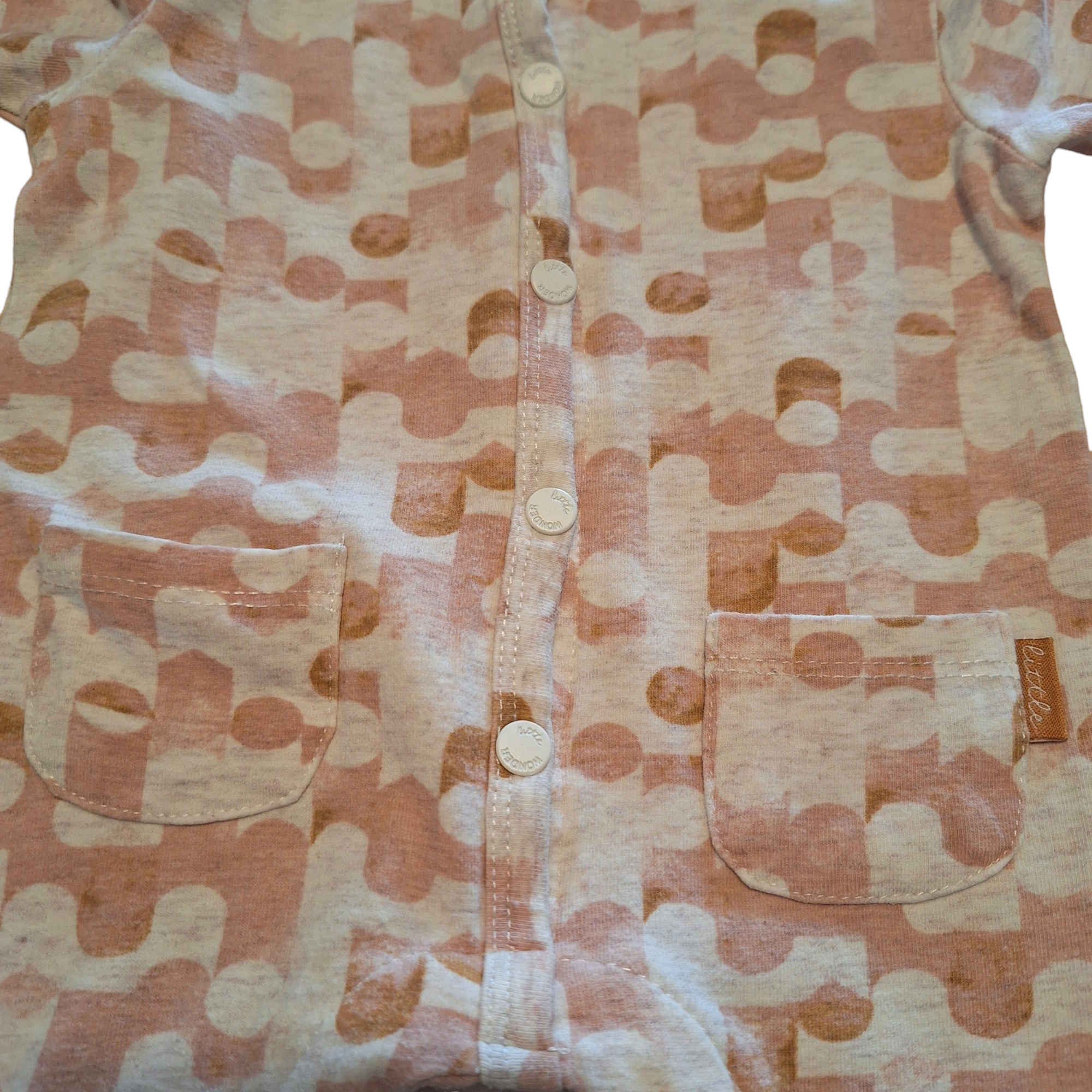 Onesie met patroon - 56CM