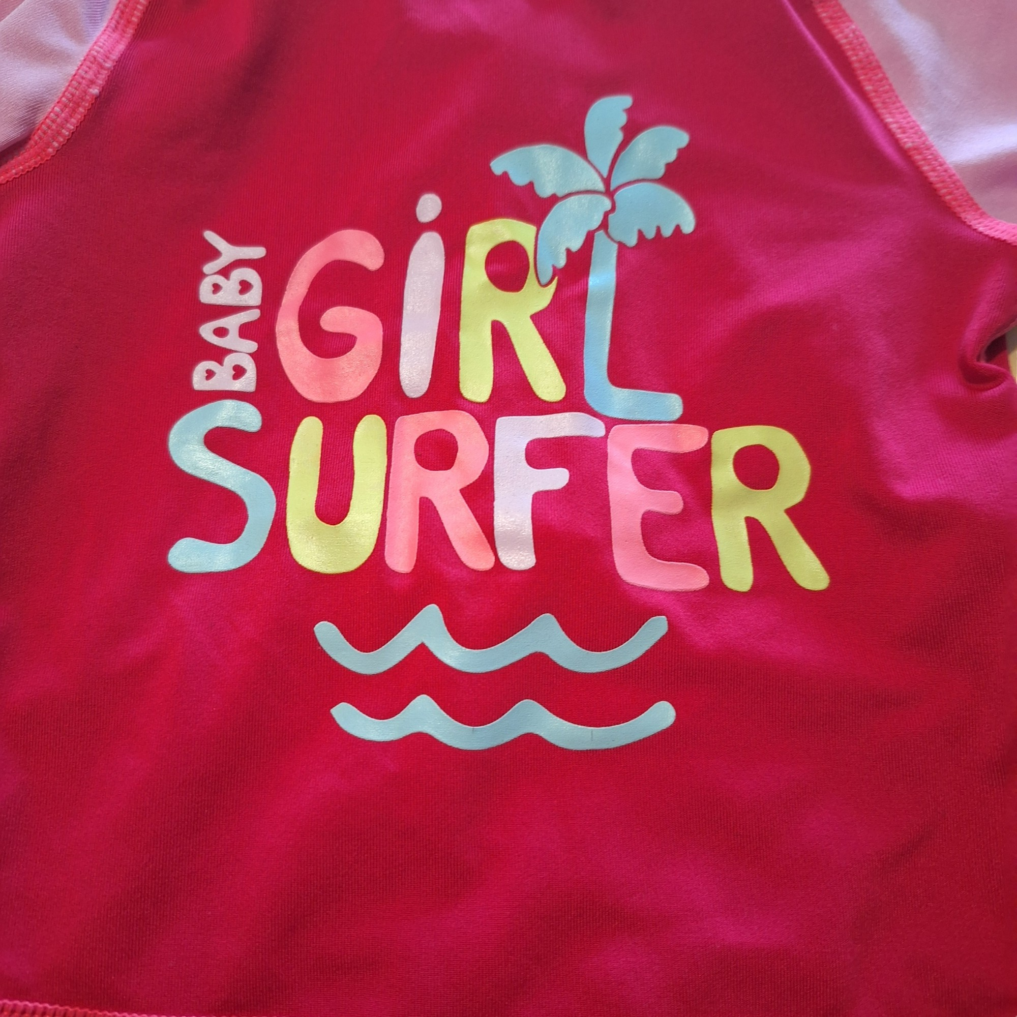 Wetsuit UPF 50+ swimsuit BABY GIRL SURFER - 9/12M