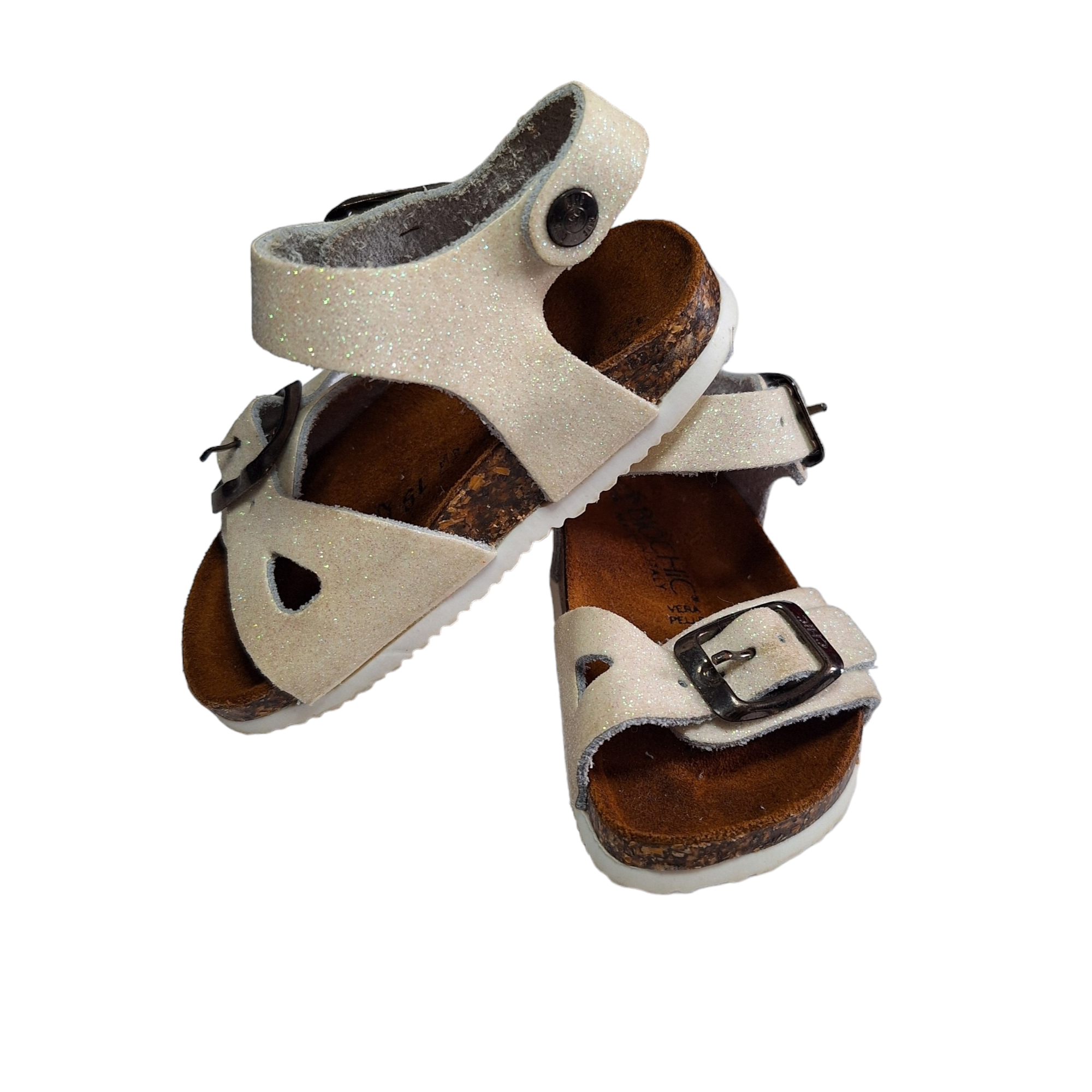 Sandalen met glitters en gespen - 19