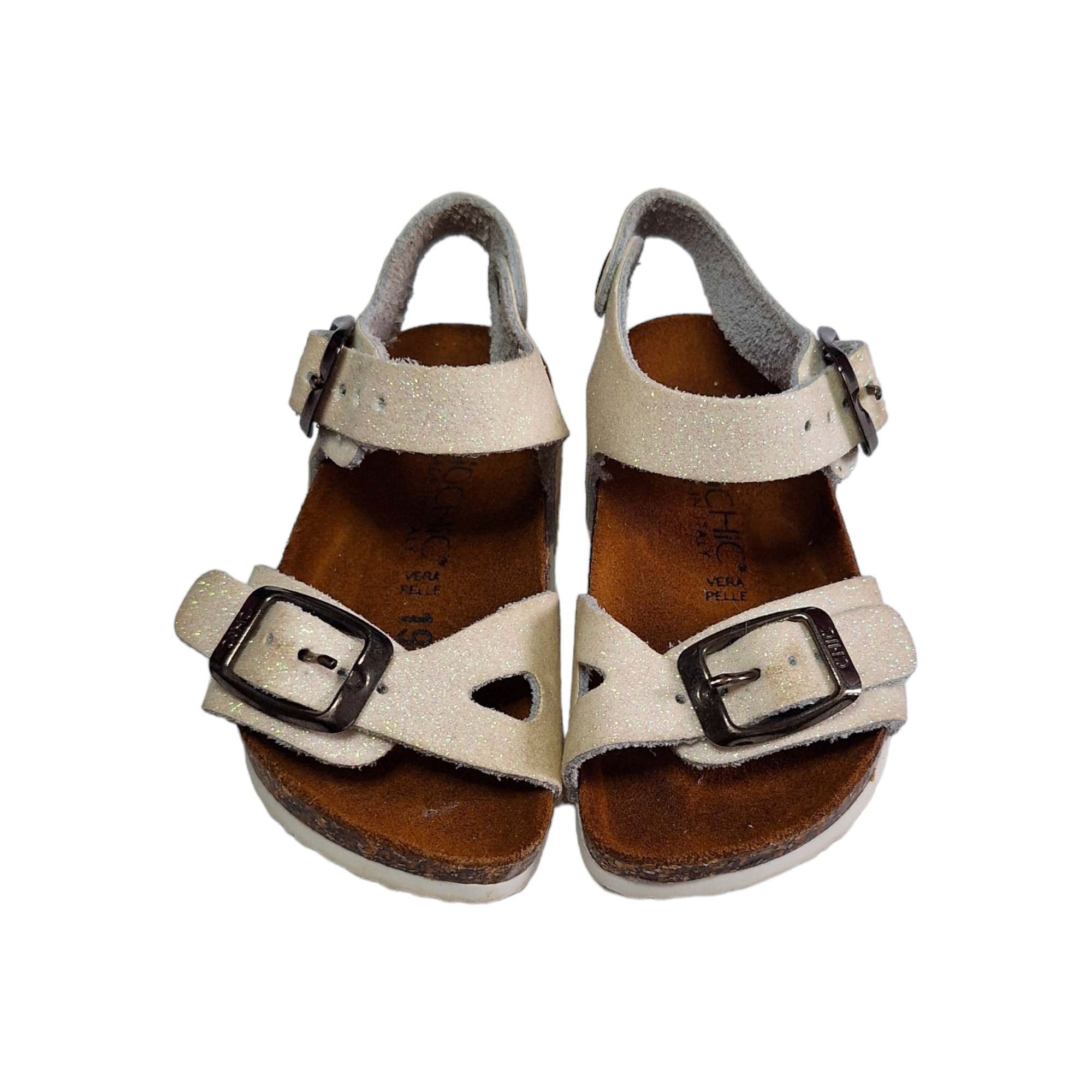 Sandalen met glitters en gespen - 19
