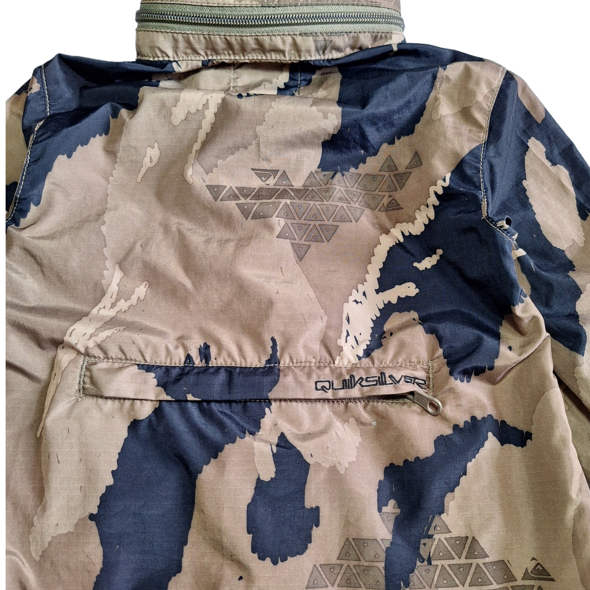 Windjack met capuchon camouflage -2Y