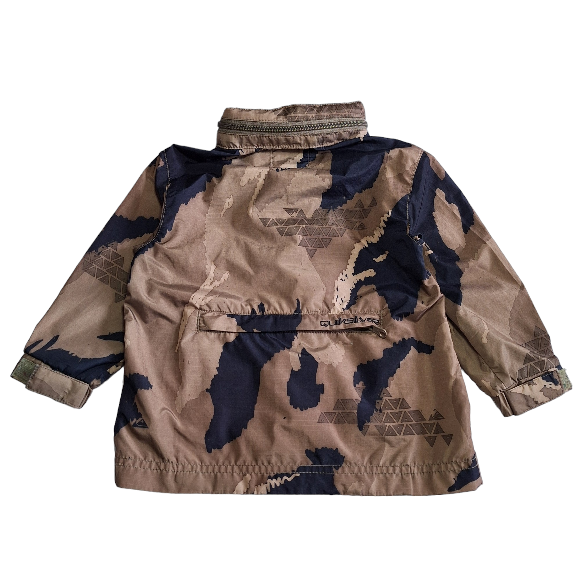Windjack met capuchon camouflage -2Y