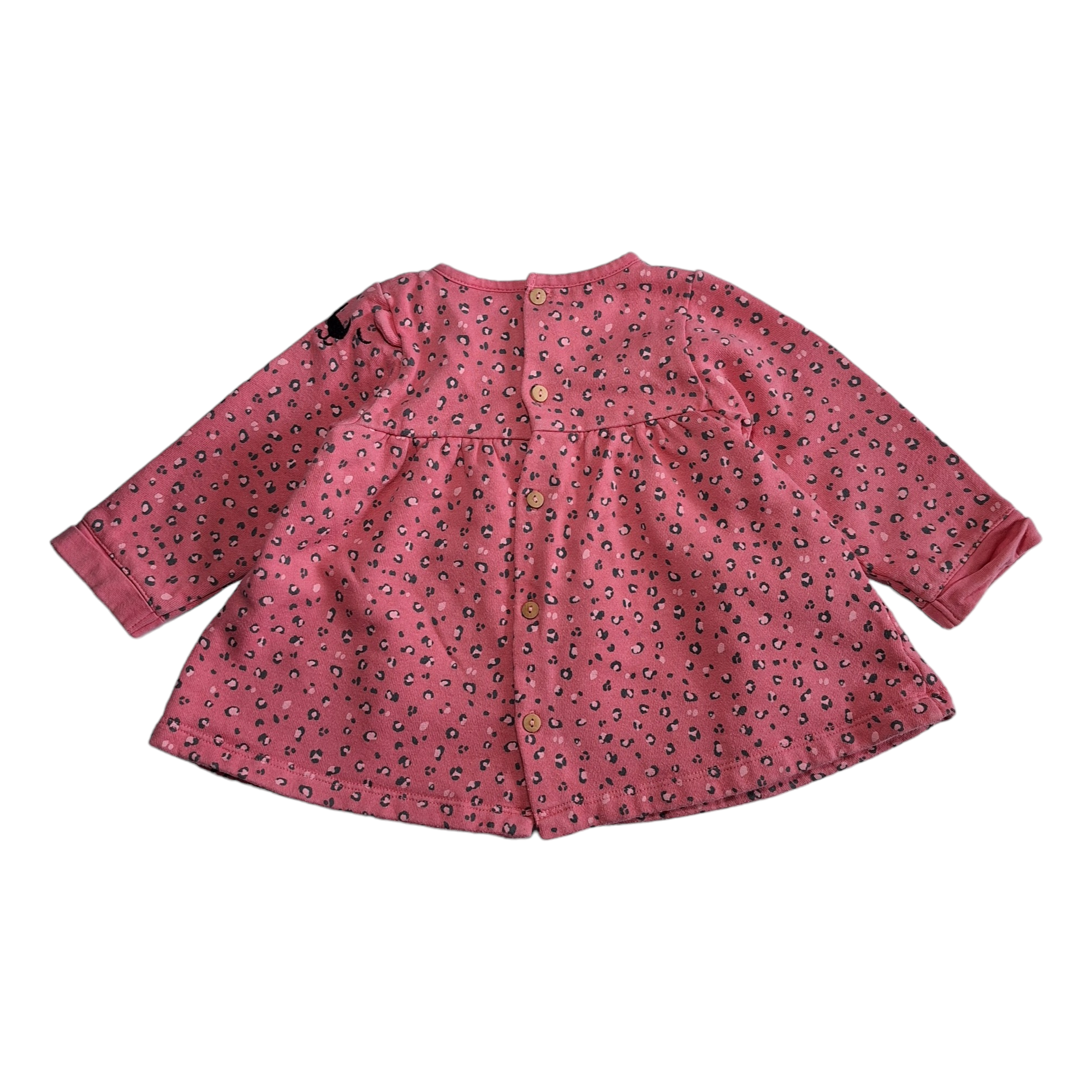 Oversized luipaardtrui - 12M