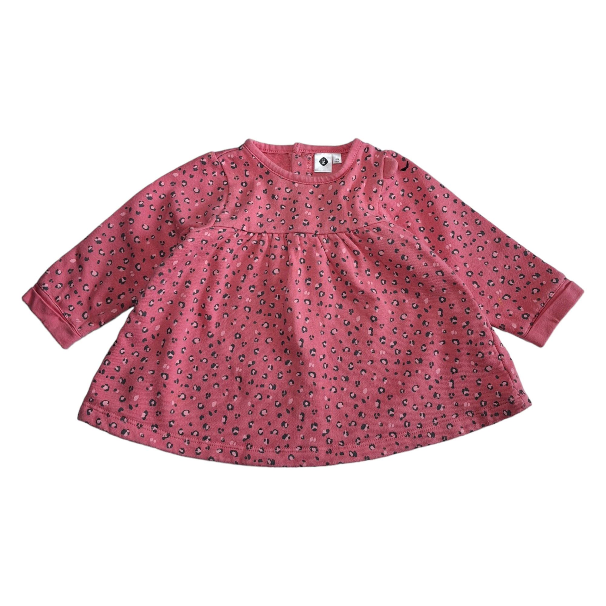 Oversized luipaardtrui - 12M